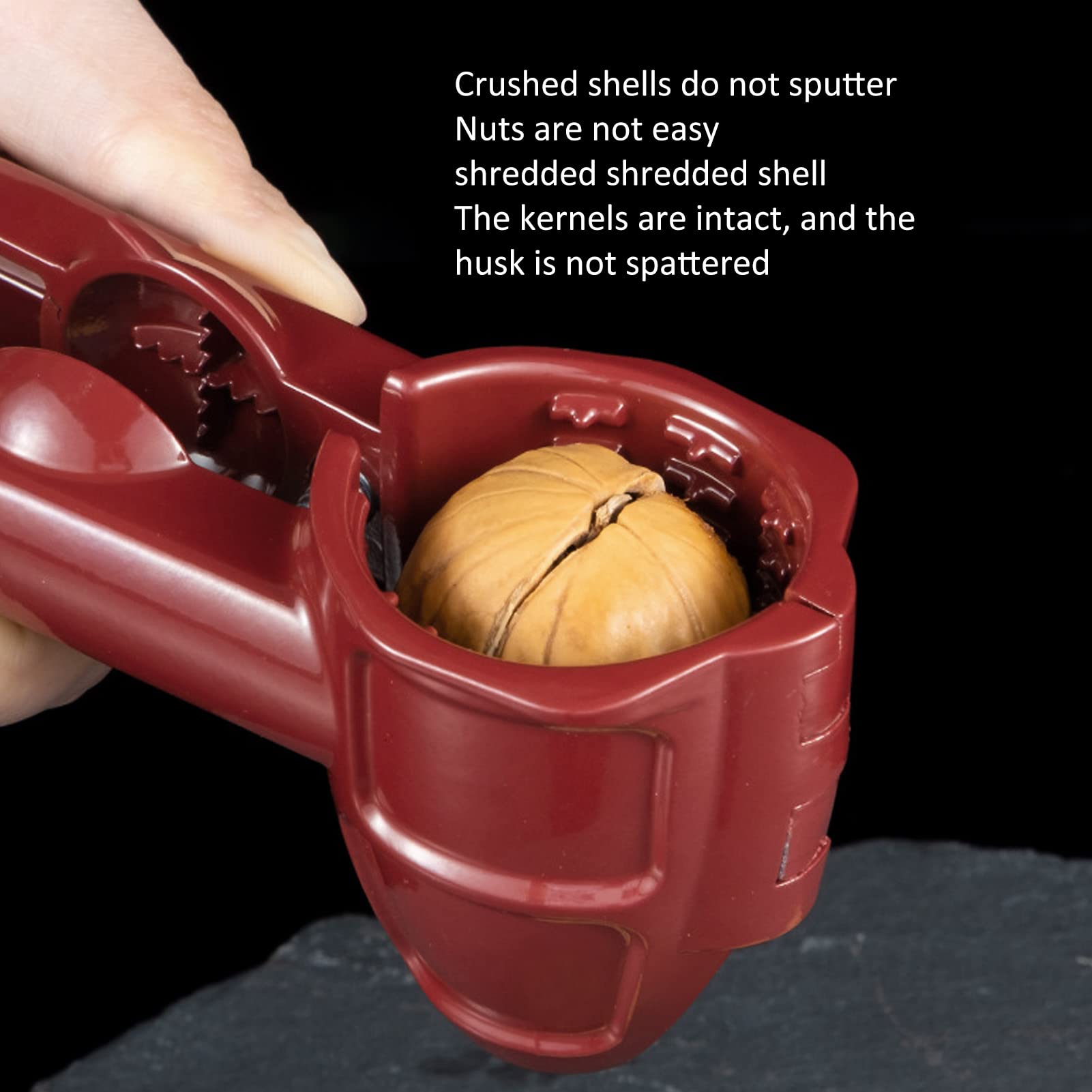Stainless Steel Walnut Cracker Opener Tool Multifunction Nutcracker With Non Slip Handle For Walnut Nuts Chestnut