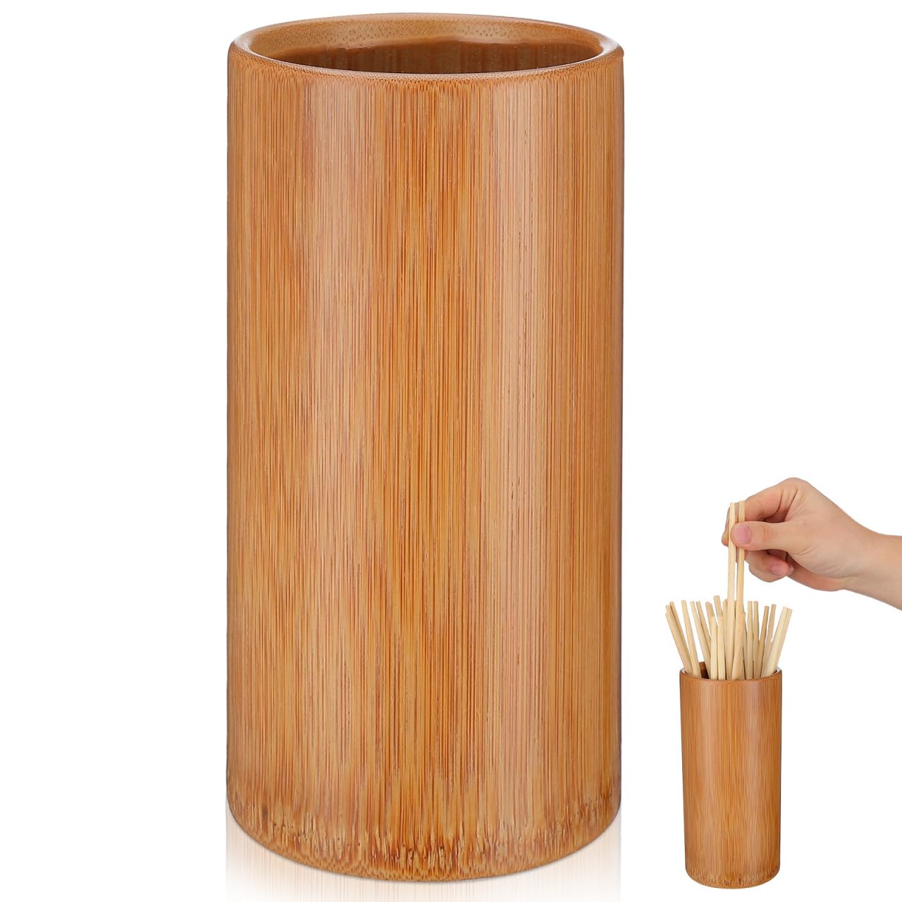 Cabilock Kitchen Utensils Container Spoon Fork Holder Bamboo Chopstick Holding Rack Chopsticks Organizer Chopsticks Storage Barr