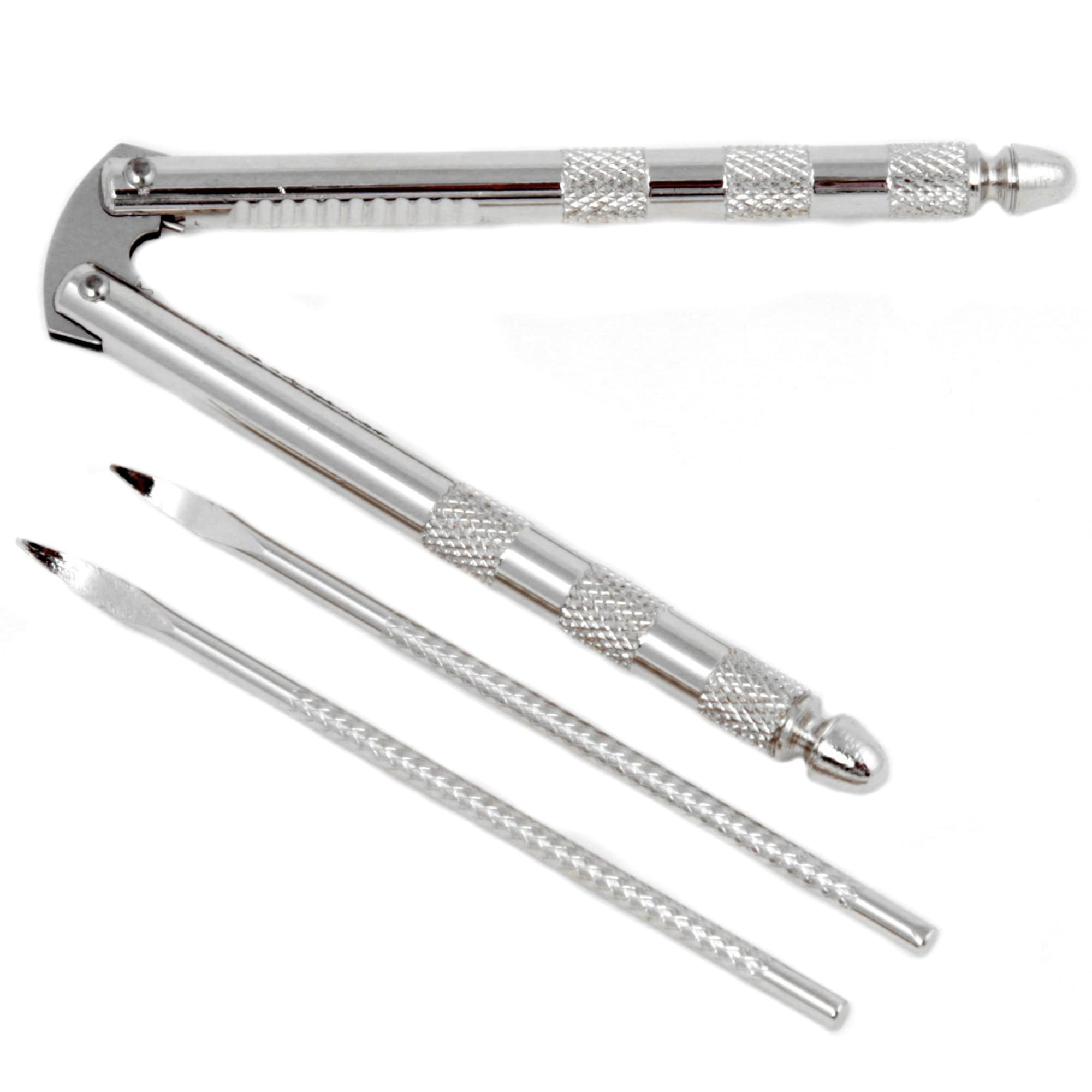 Chef Craft Classic Nut Cracker With Picks, 5 Inches In Length, Stainless Steel