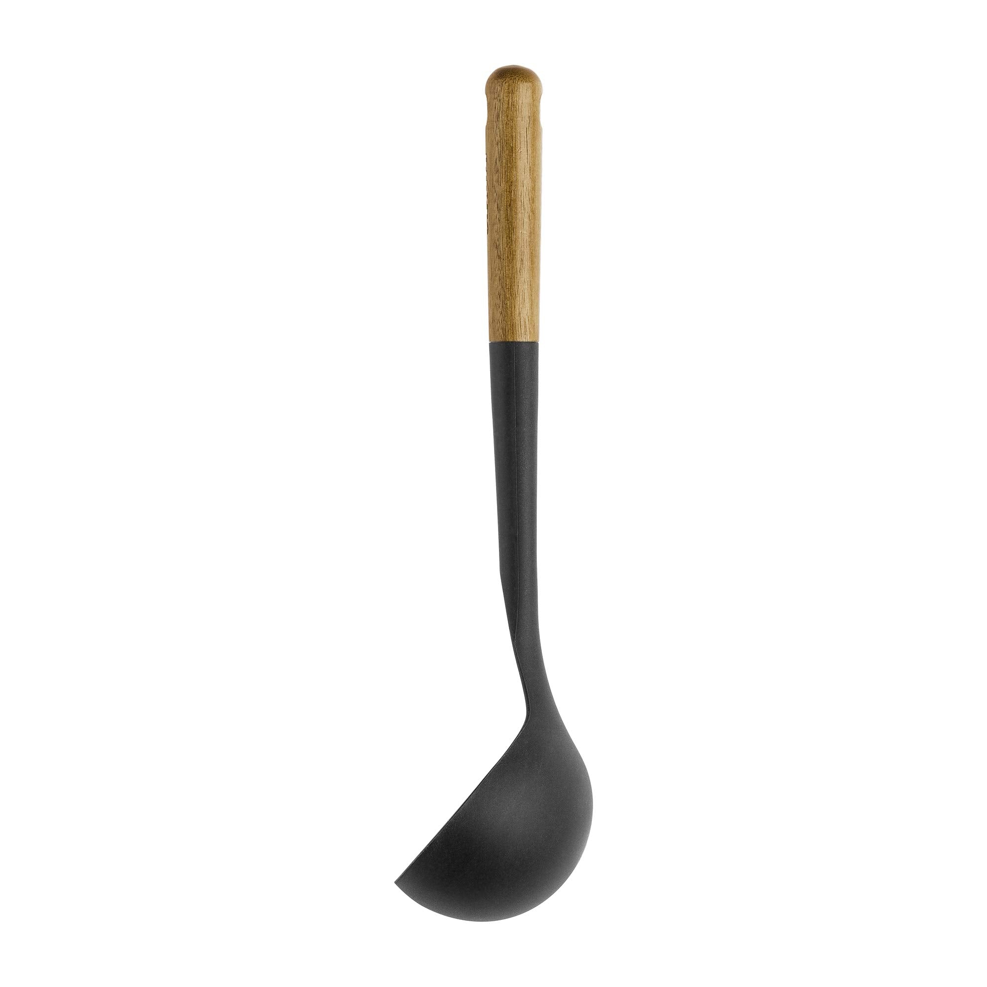 Staub Soup Ladle, Perfect For Serving Hot Soup, Portion Batter For Pancakes, And Sauce Pasta, Durable Bpa-Free Matte Black Silic