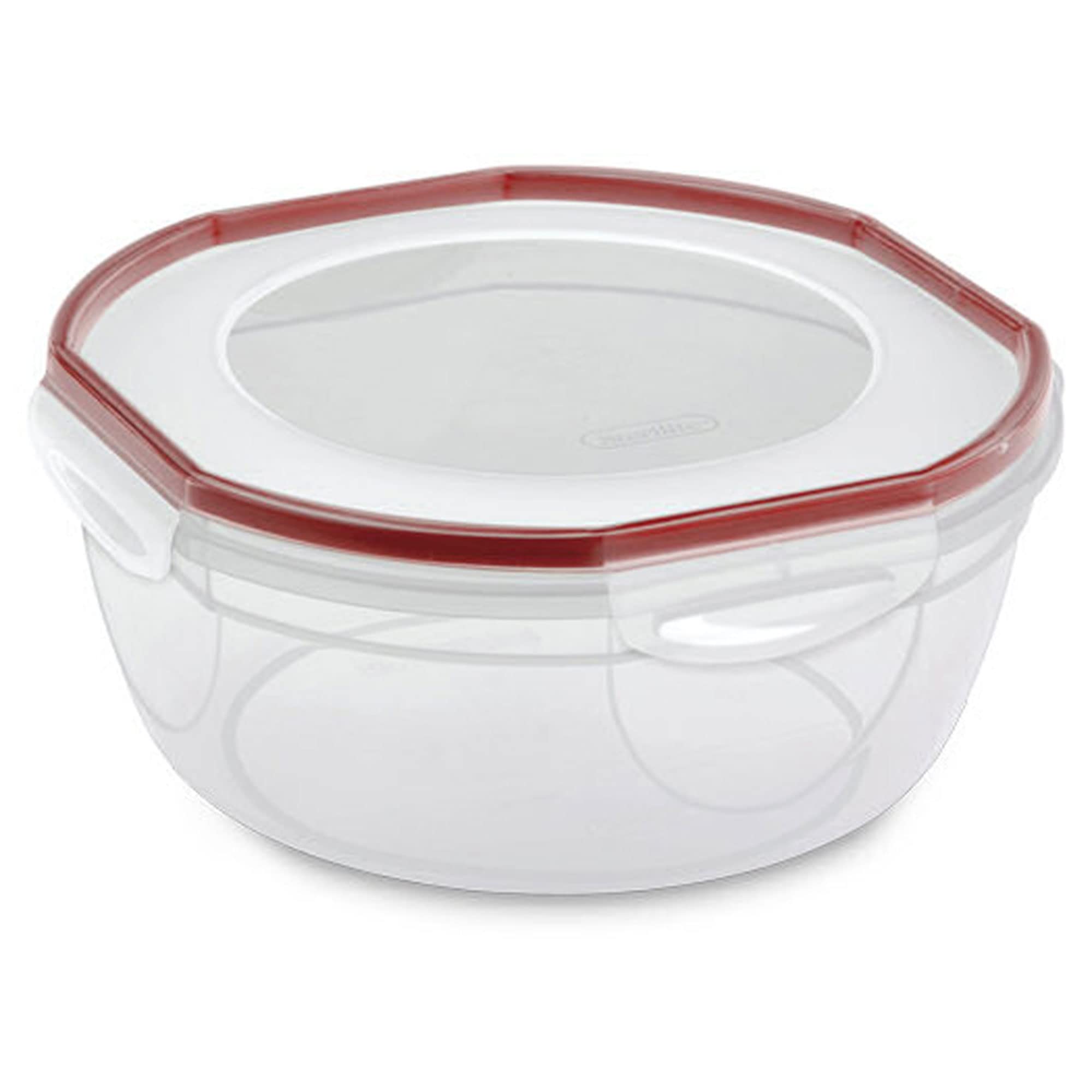 Sterilite Rocket Red Ultra Seal Latching Bowl, 4.7 Quart