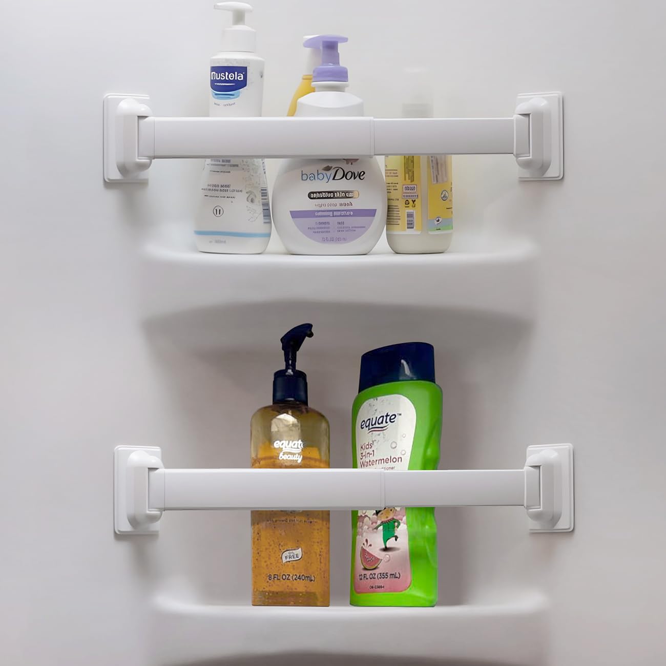 Adjustable Rv Shower Corner Storage Bar- Durable Aluminum Rv Corner Caddy For Shower Organization- Perfect For Travel Trailer, C