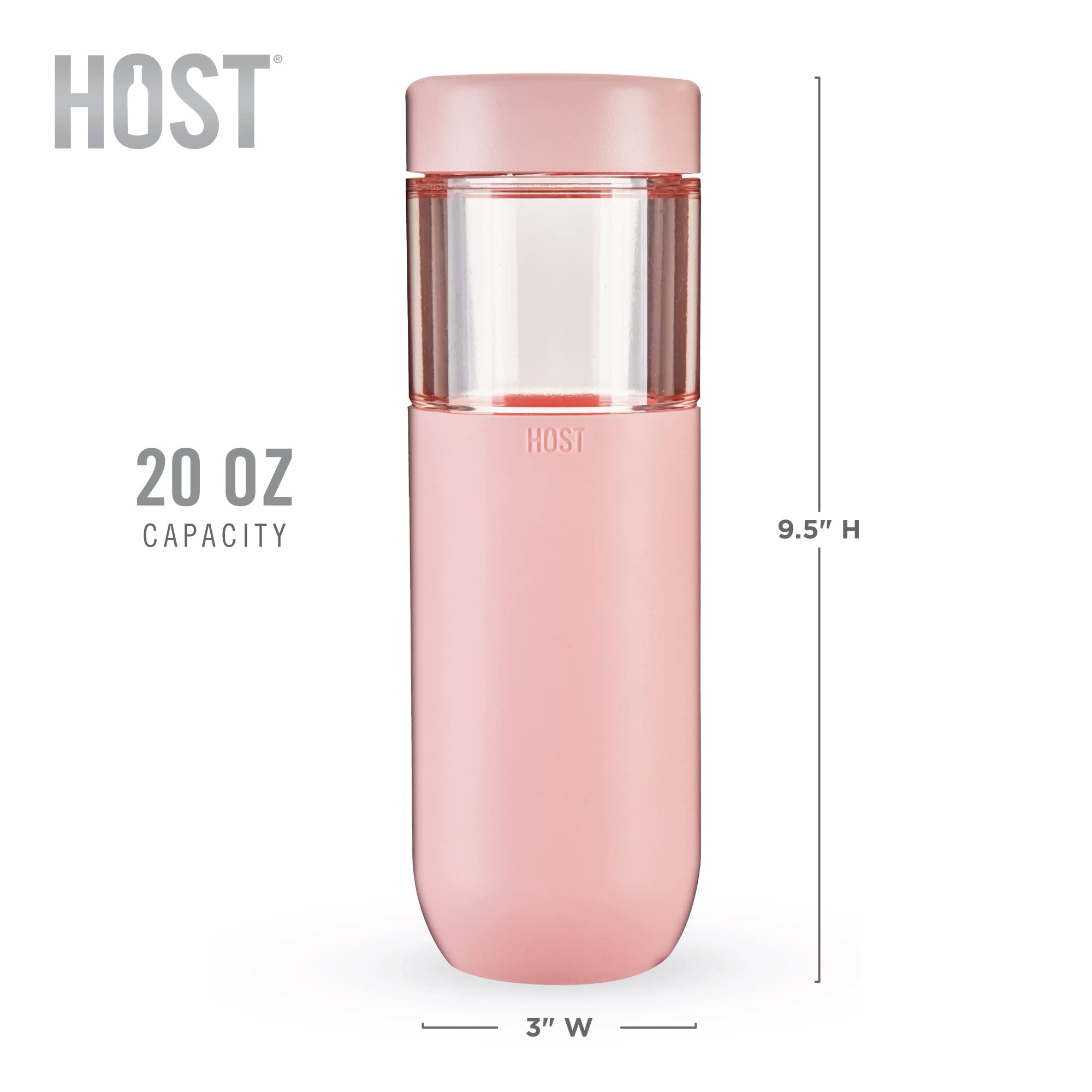 Freeze Bottle In Blush By Host