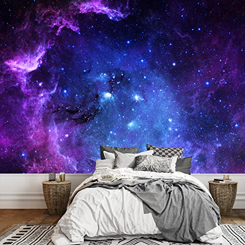 Signford Wall Mural Galaxy Removable Wallpaper Wall Sticker For Bedroom Living Room - 100X144 Inches
