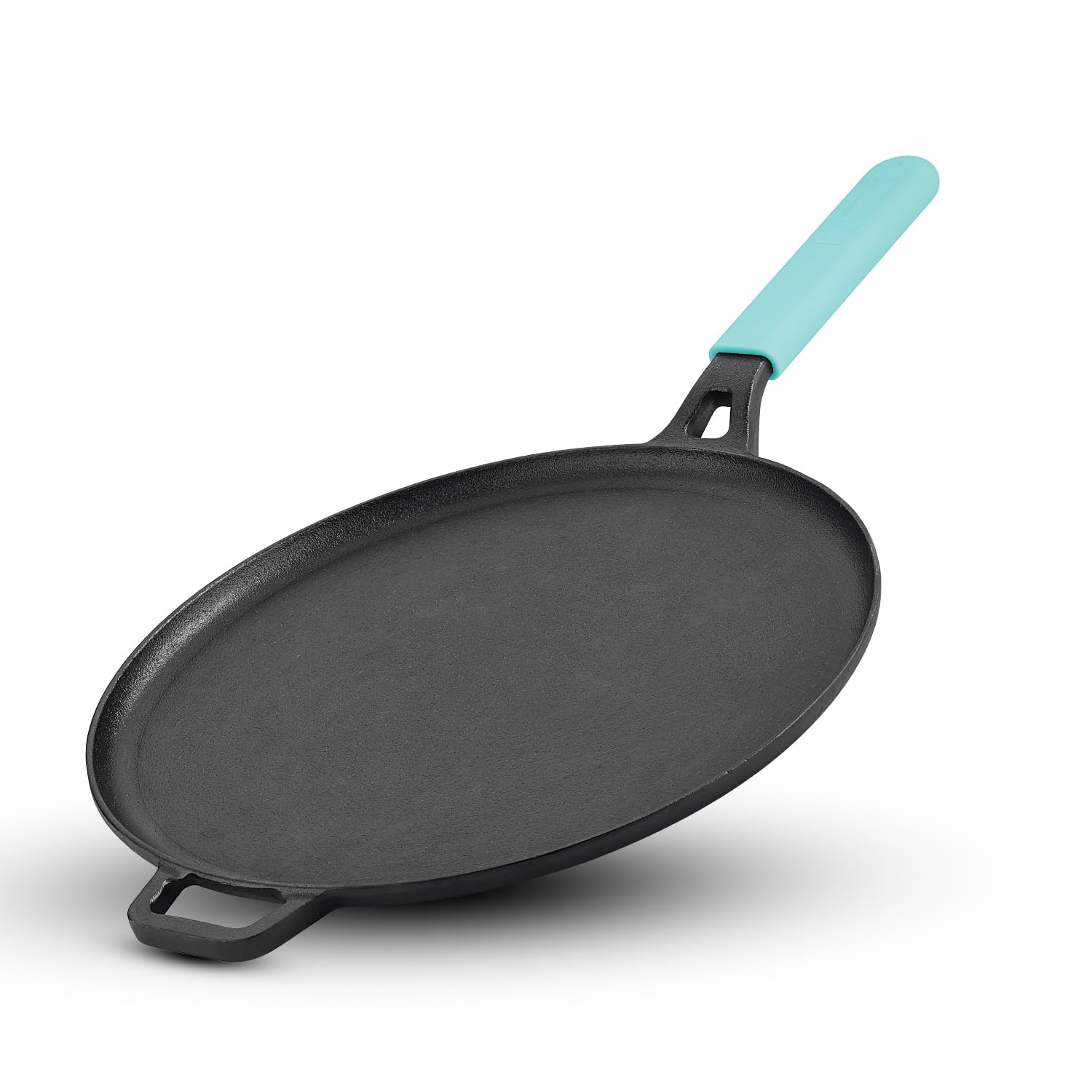 Bergner Eco Cast Iron 28Cm Dosa Tawa, For Healthy Cooking, Pre-Seasoned, Even Heat Distributor, Retains Heat To Enhance Flavor, 