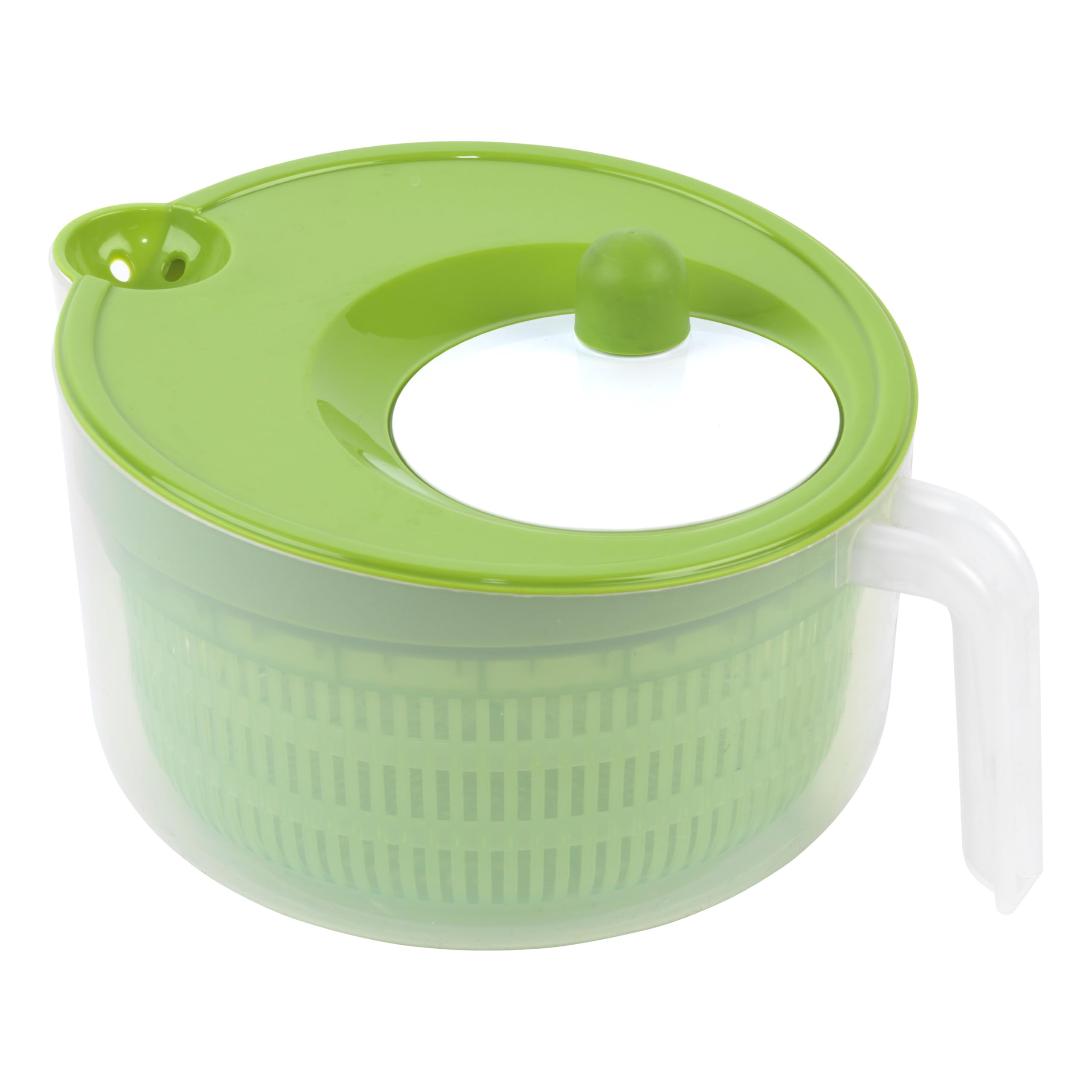 GoodCook Deluxe Salad Spinner - 5 Qt. Capacity, Easy Turn Knob, Built-In Pour Spout, Multi-Use Basket, Durable and Dishwasher Sa