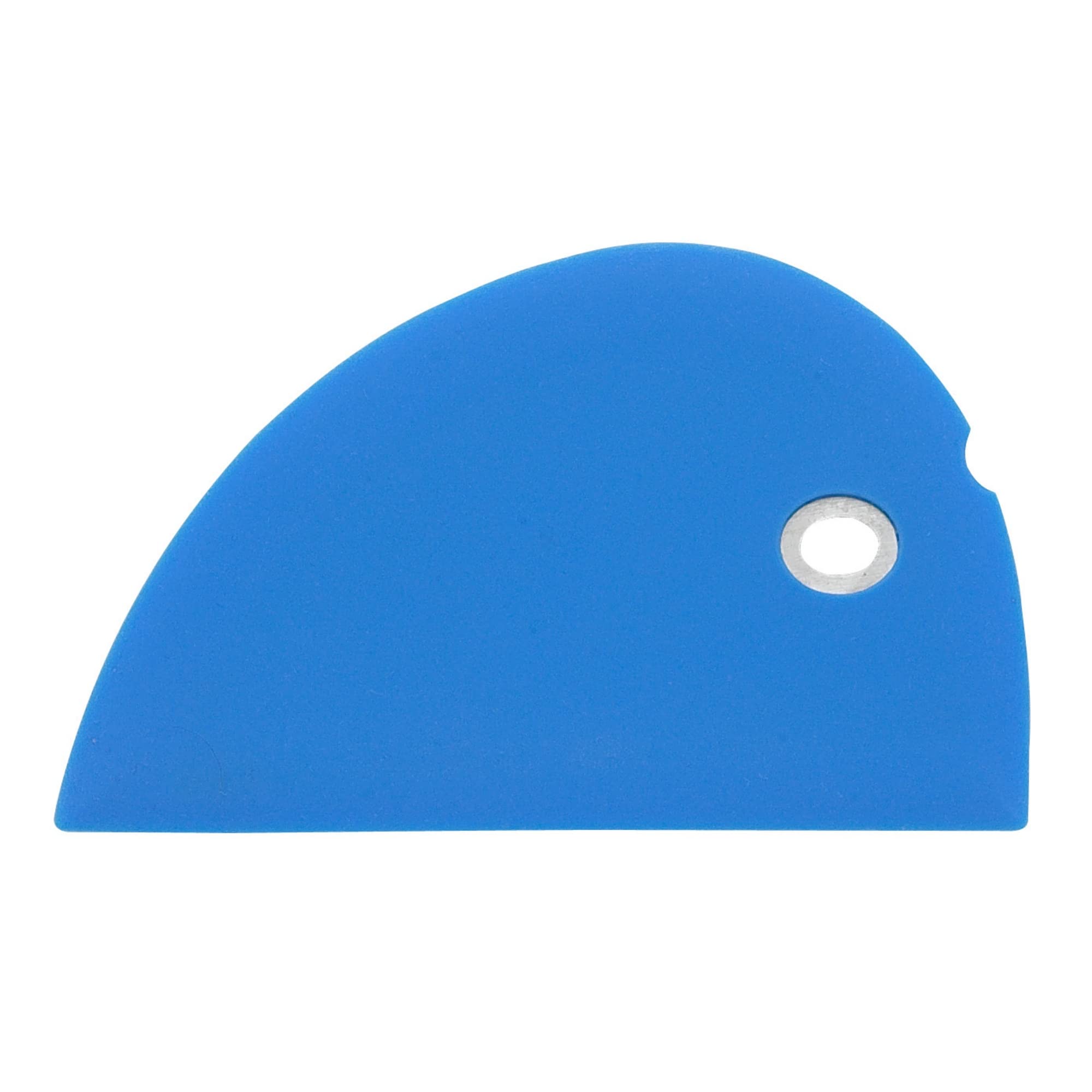 Messermeister Silicone Bowl Scraper, Blue - Frosts, Portions, Lifts & Transfers - Easy To Clean & Flexible Precision Edge
