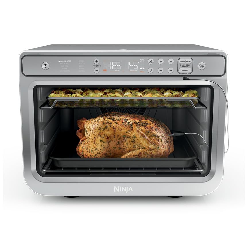 Ninja Prestige Smart Xl With Pro Cook System 10-In-1 Air Fry Digital Countertop Convection Toaster Oven With Air Fry, Air Roast,