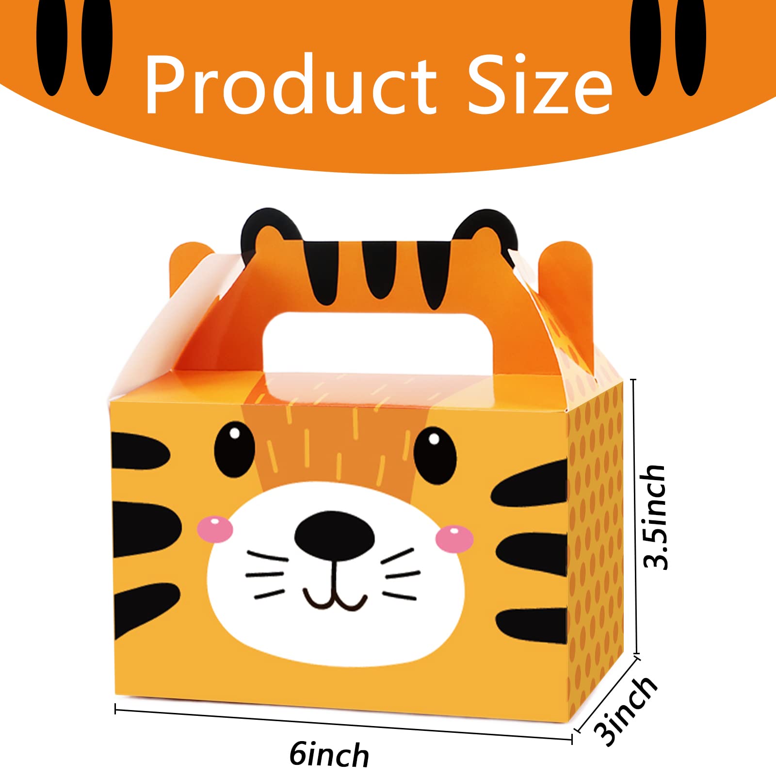 12 Pack Jungle Safari Animals Party Favor Boxes Zoo Animals Theme Happy Birthday Goodies Treat Boxes Jungle Safari Party Candy G