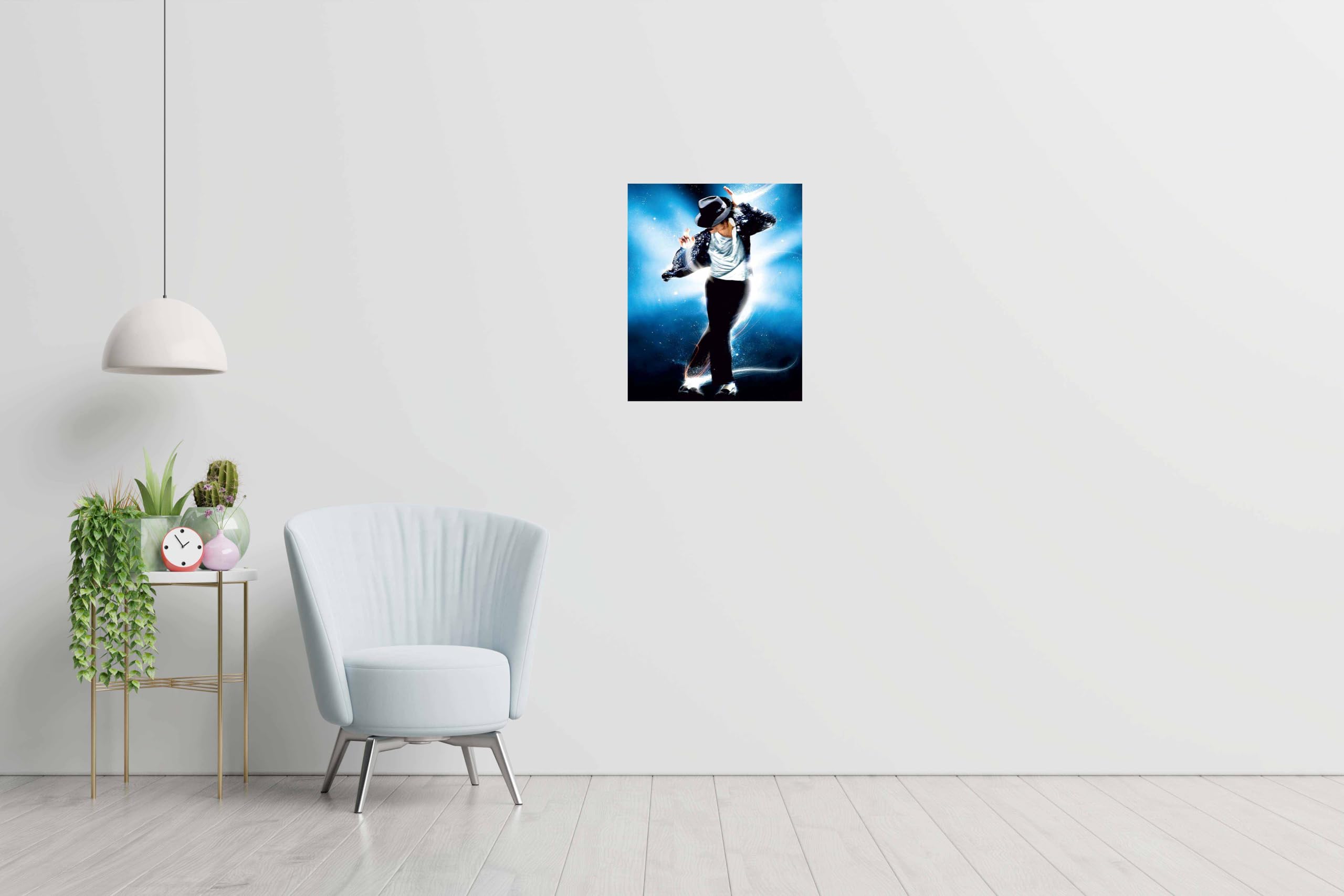 Baldau Prints Michael Jackson Music Dance Photo Wall Poster For Room (Gloss Laminated, 12X18 Inch, 300 Gsm) F-175