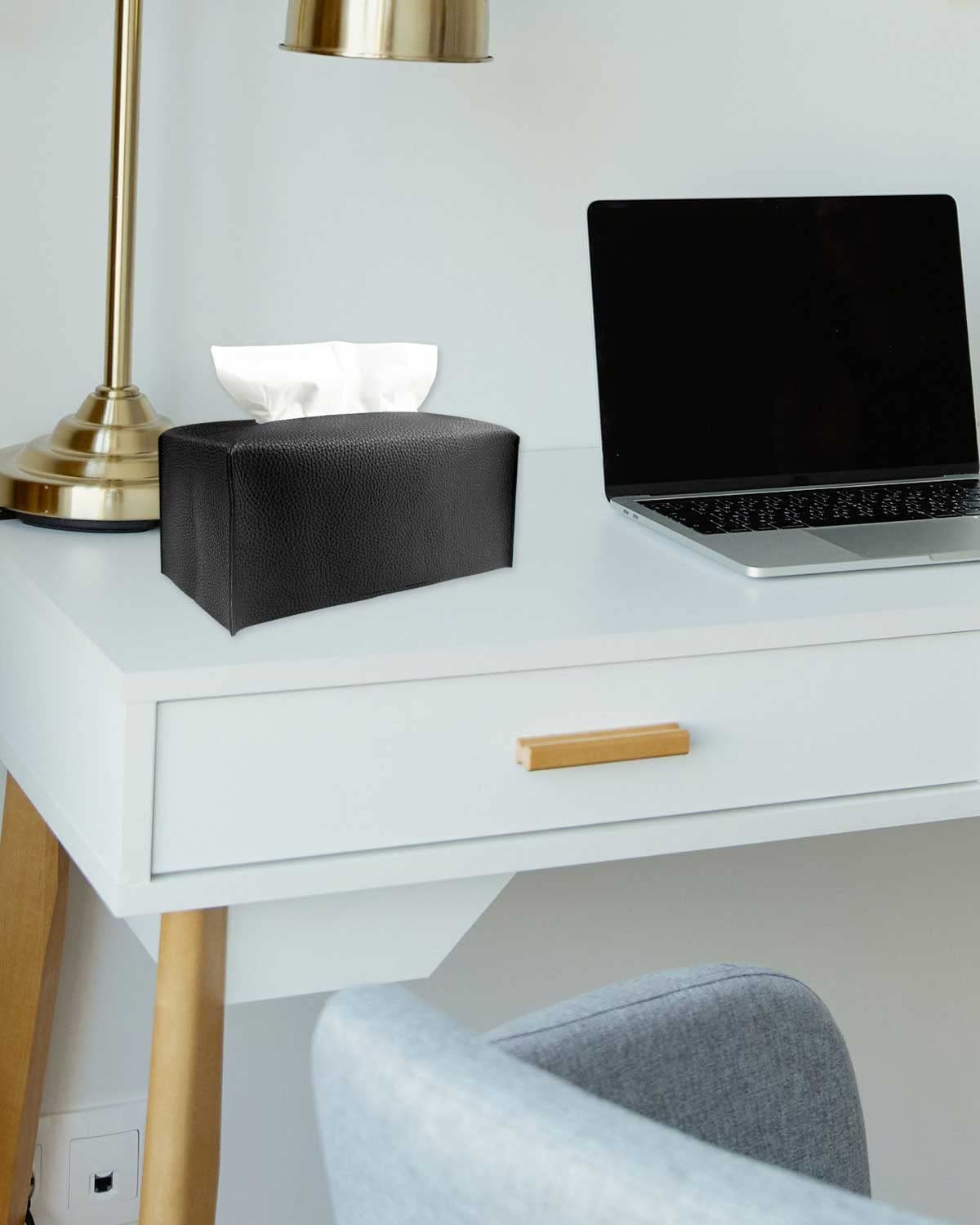 Red Tissue Box Cover Rectangular - Plus Size Large Tissue Box Cover Rectangle [Jesmini] Faux Leather Tissue Box Holder Long For
