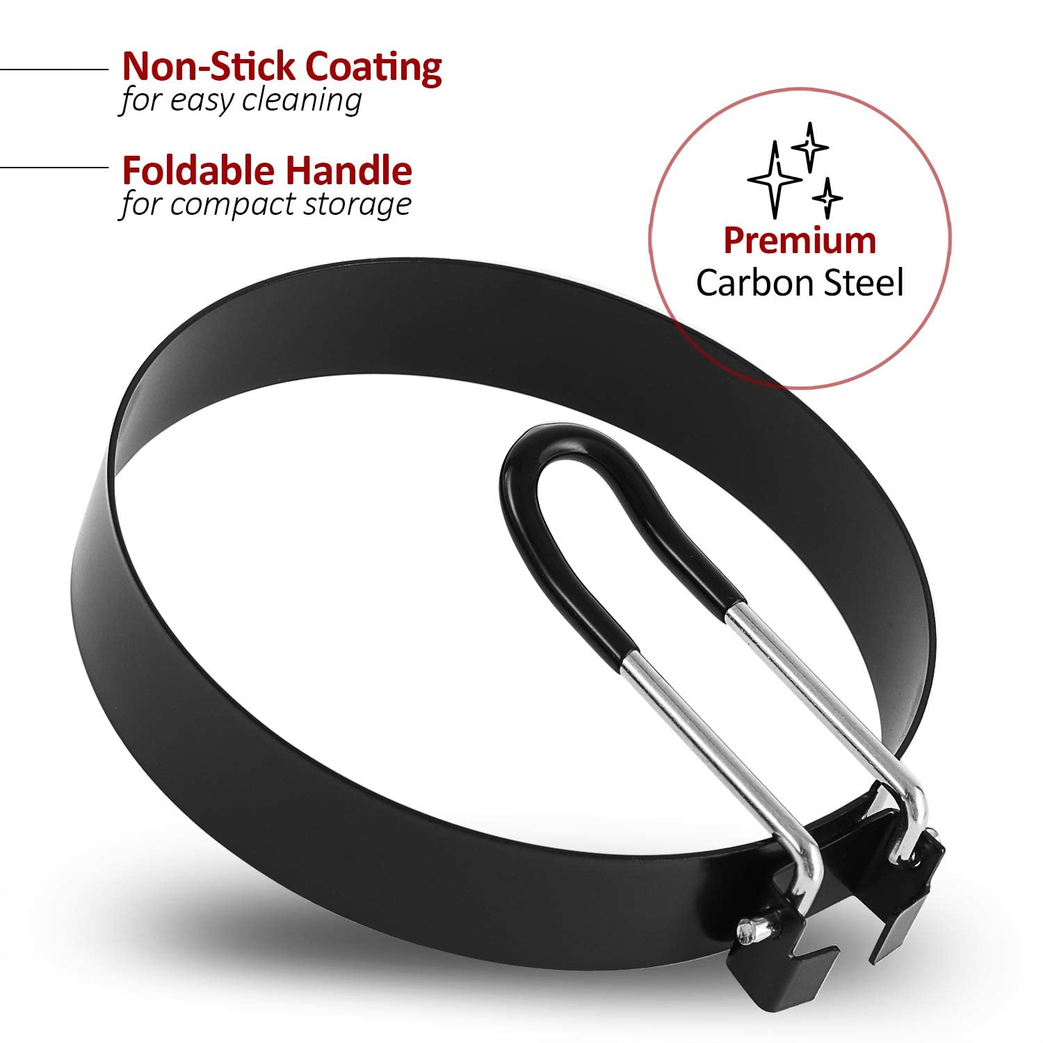 Eggs Rings, 4 Pack Stainless Steel Egg Cooking Rings, Pancake Mold For Frying Eggs And Omelet