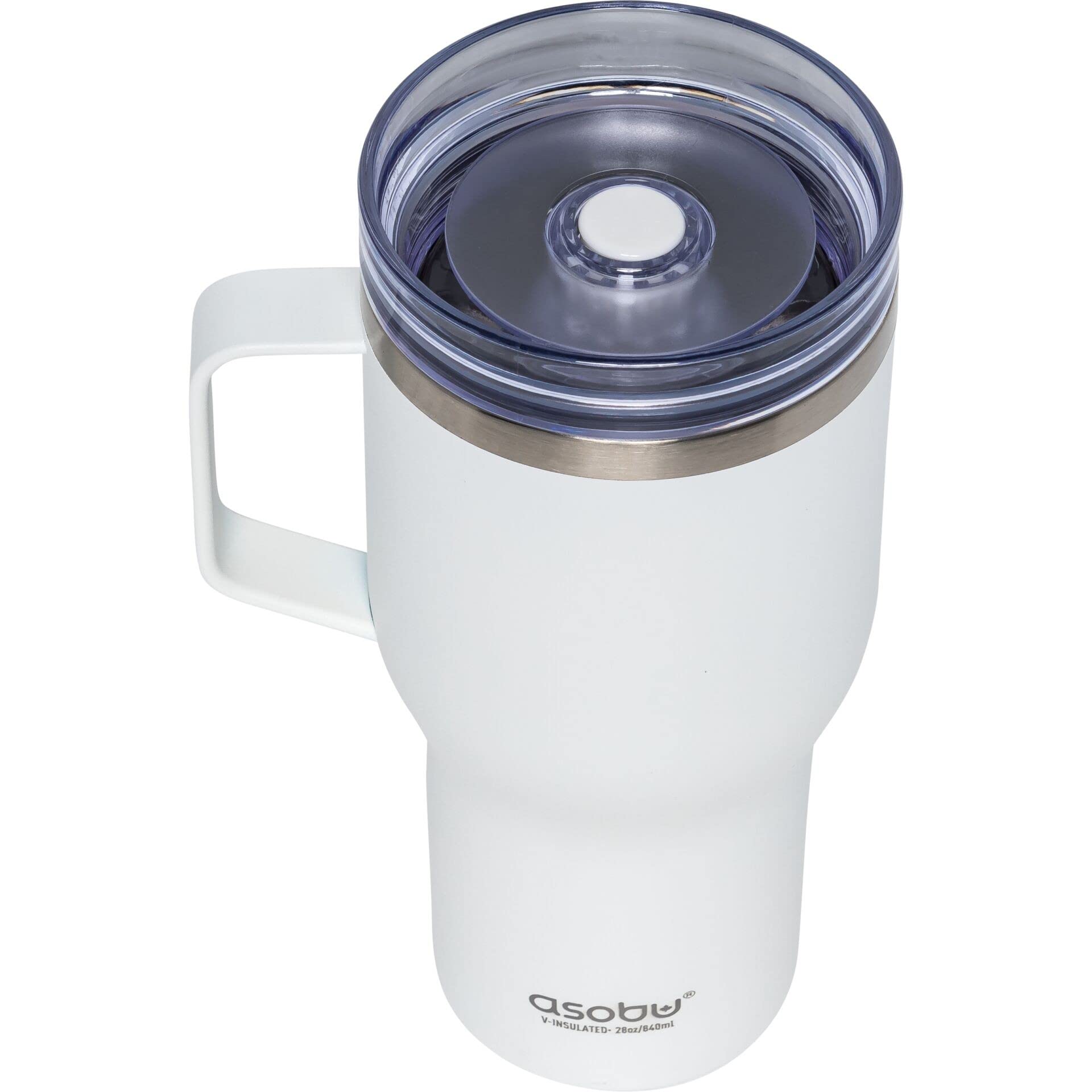 asobu 360 Travel Mug White, 0.9L