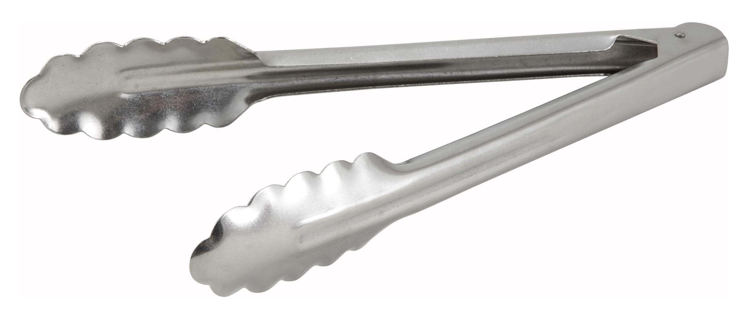 Winco Coiled Spring Heavyweight Stainless Steel Utility Tong, 9-Inch