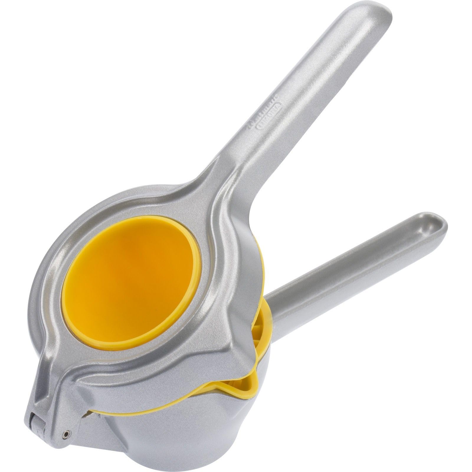 Westmark Fruit Press Limona, 9.37x5.12x2.99 in, Gray/Yellow, Model 50002260