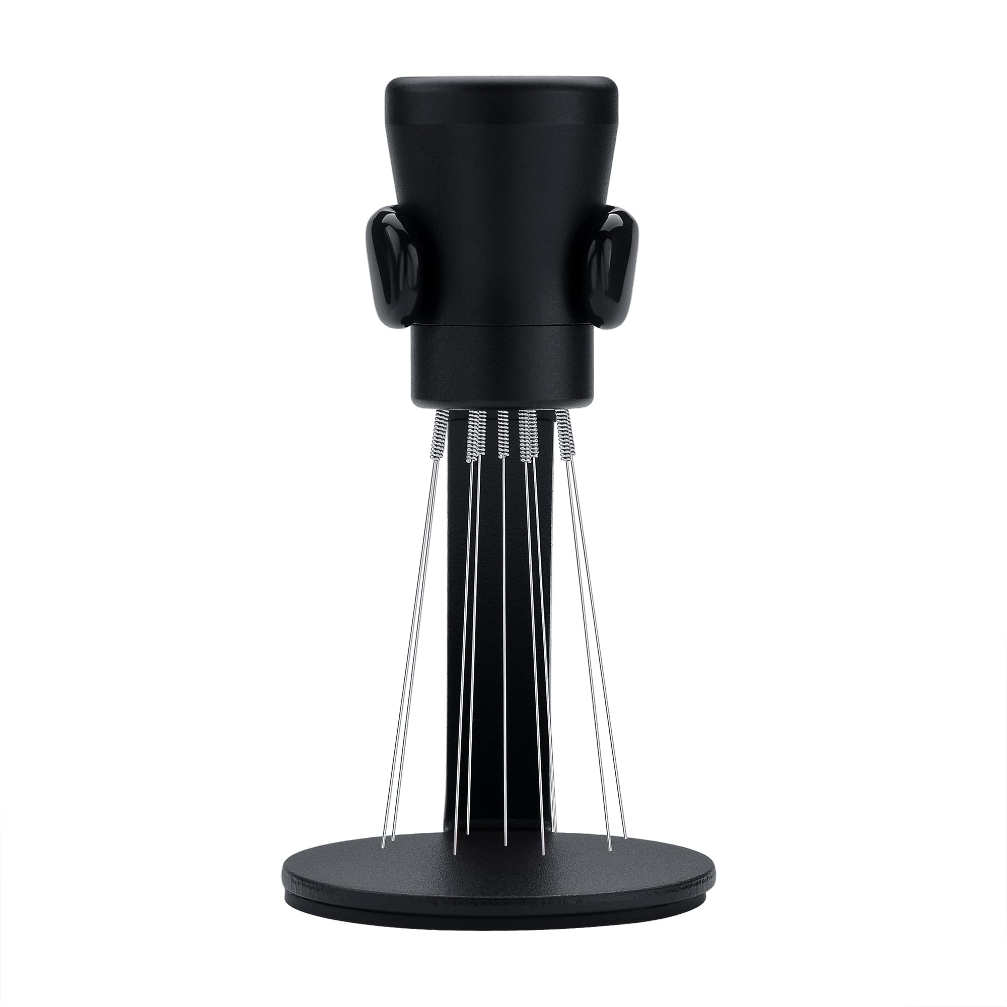 Normcore WDT Distribution Tool V2.1 with Stand - 0.23mm 8 Prong Espresso Distribution Tool - Magnetic Coffee Stirrer with 16 Extra Needles