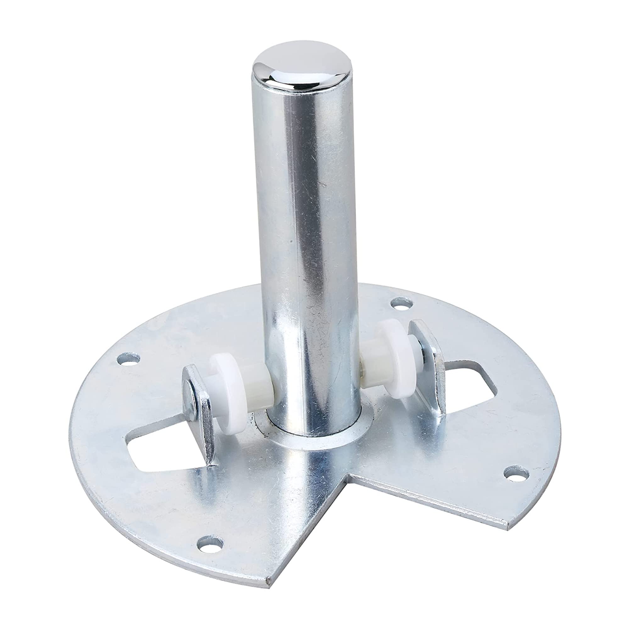 Rev-A-Shelf 6421-24-11-52 24-Inch Polymer Bottom Mount Kidney Shape 1-Shelf Lazy Susan Turntable Storage Organizer For Corner Ki