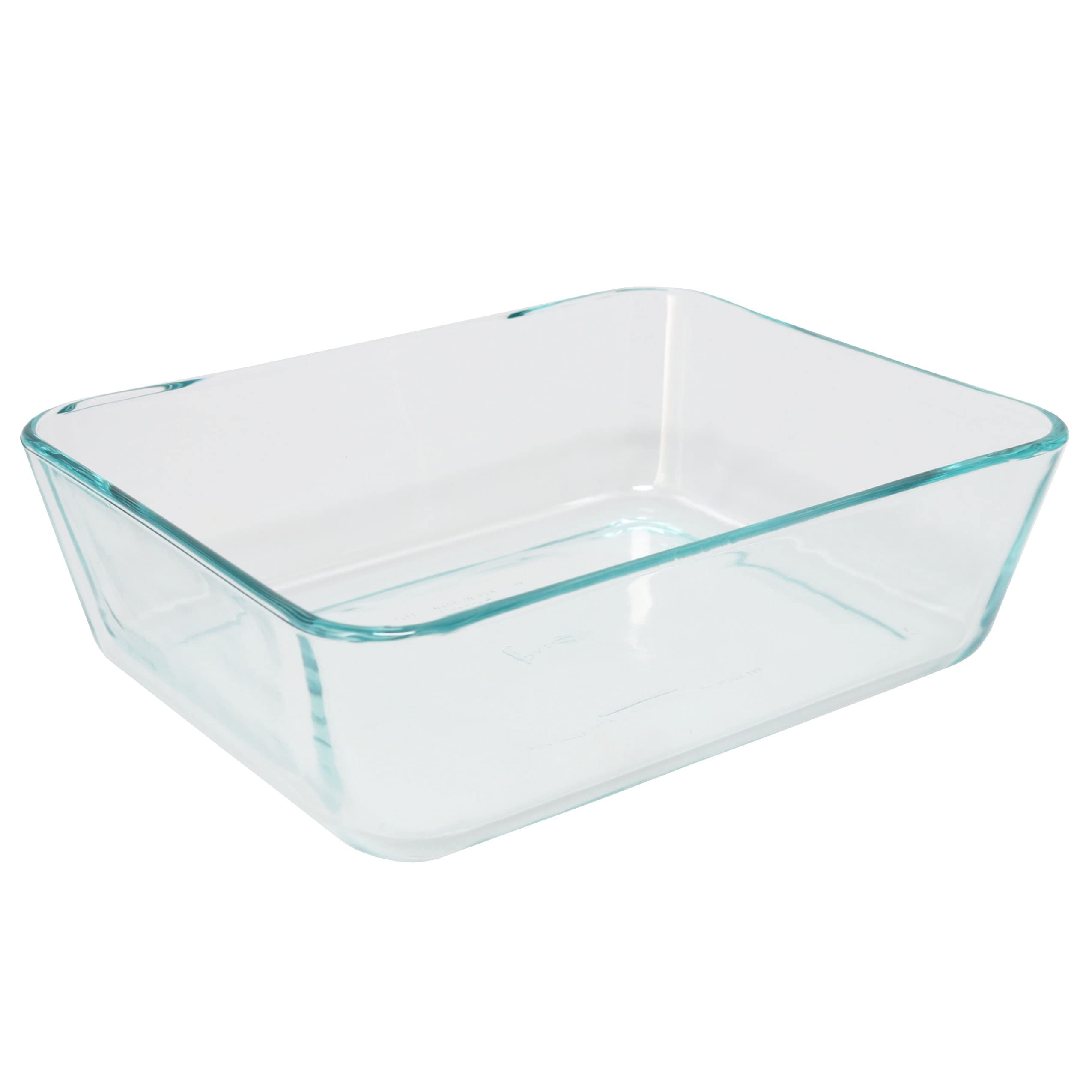 Pyrex 1075451 Stor+Rect/Cvr Size Cu Pyrx Storage+Rectangle/Cover, 11 Cup Containers (Pack Of 2), Red