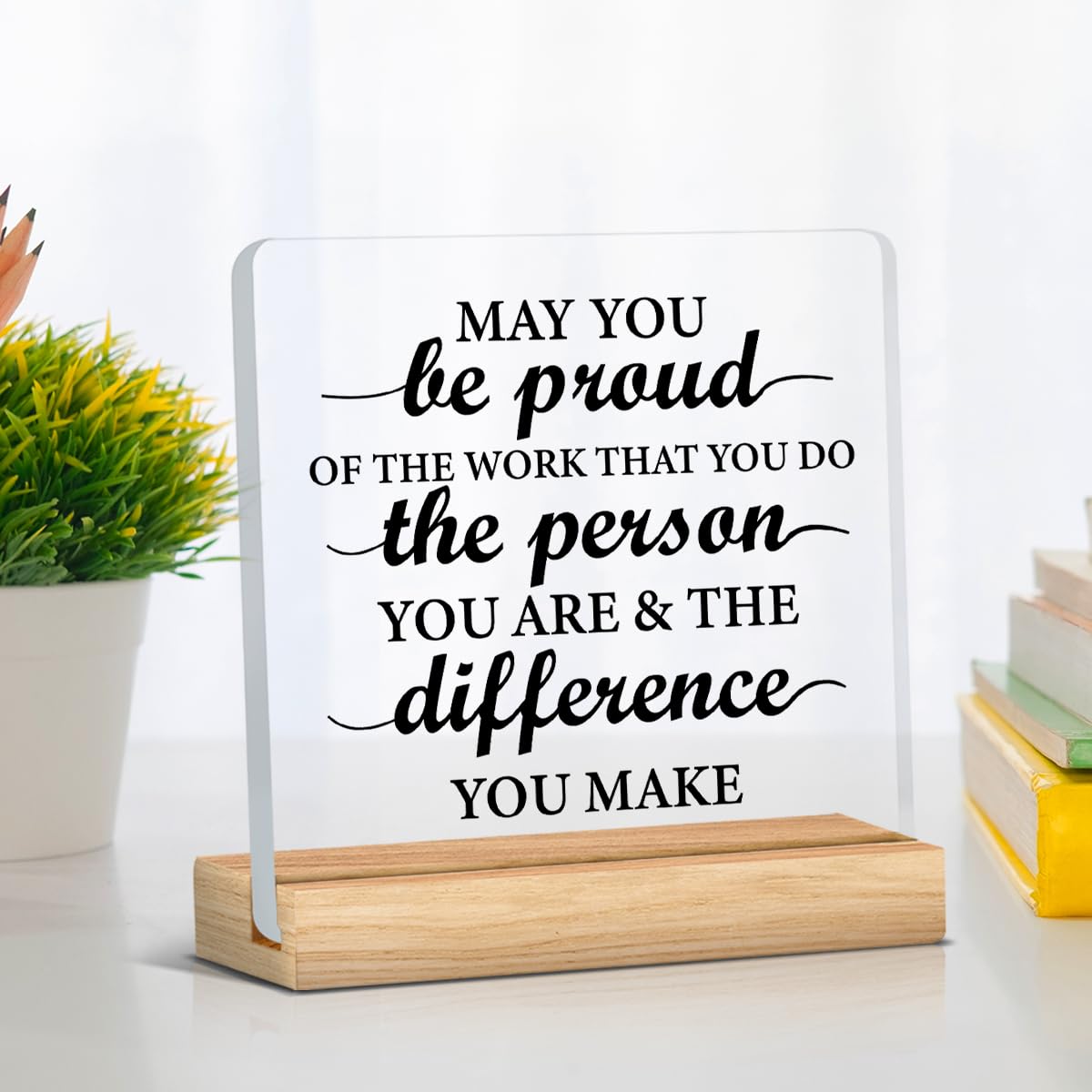 Thank You Gifts for Women Men, Appreciation Gifts for Coworkers Boss Leader Teacher Mentor Coach, New Job Gift, Coworker Acrylic