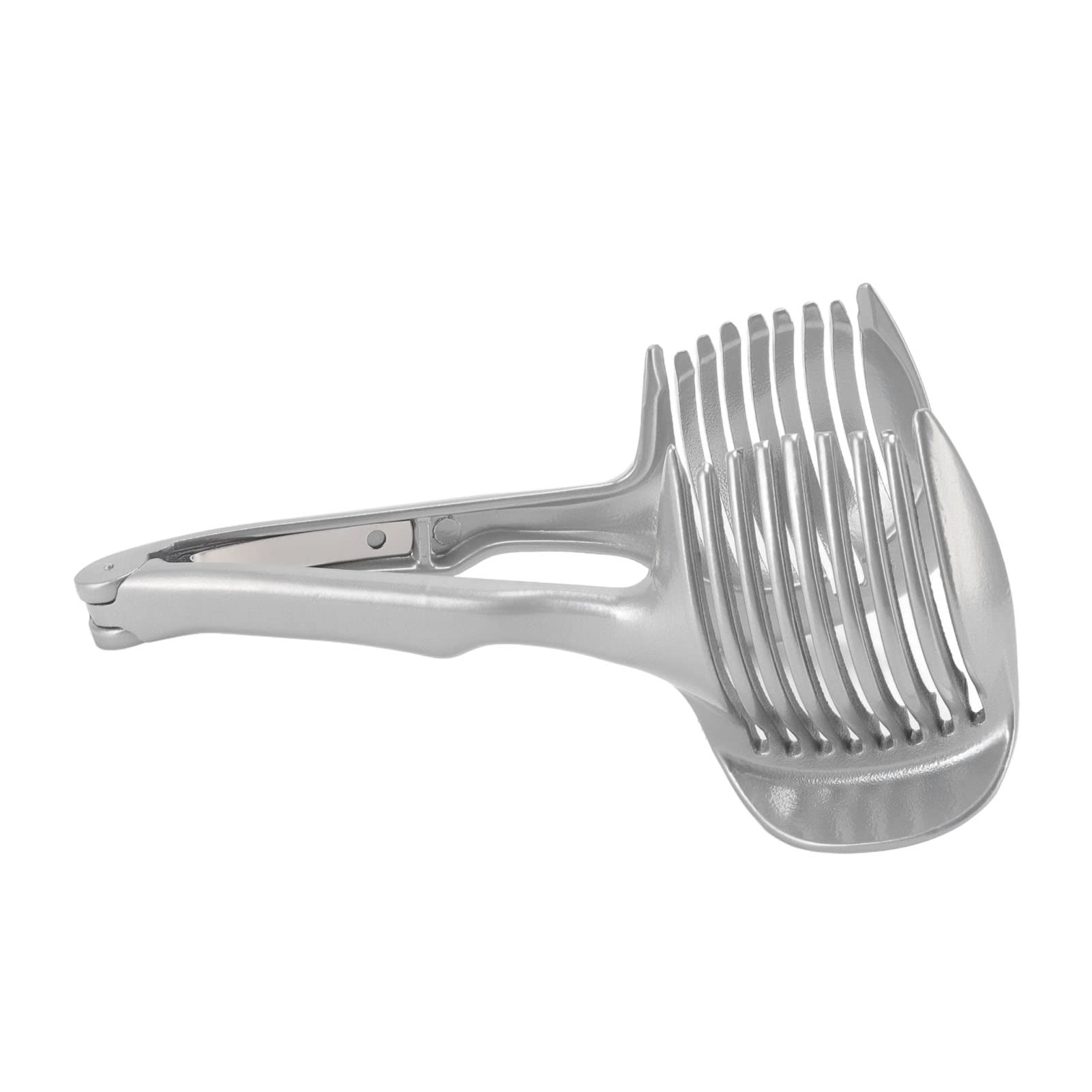 Tomato Slicer Lemon Cutter, Multipurpose Handheld Round Fruit Tongs Durable Eco Friendly Tongs Design Easy Slicing Kiwi Fruits V