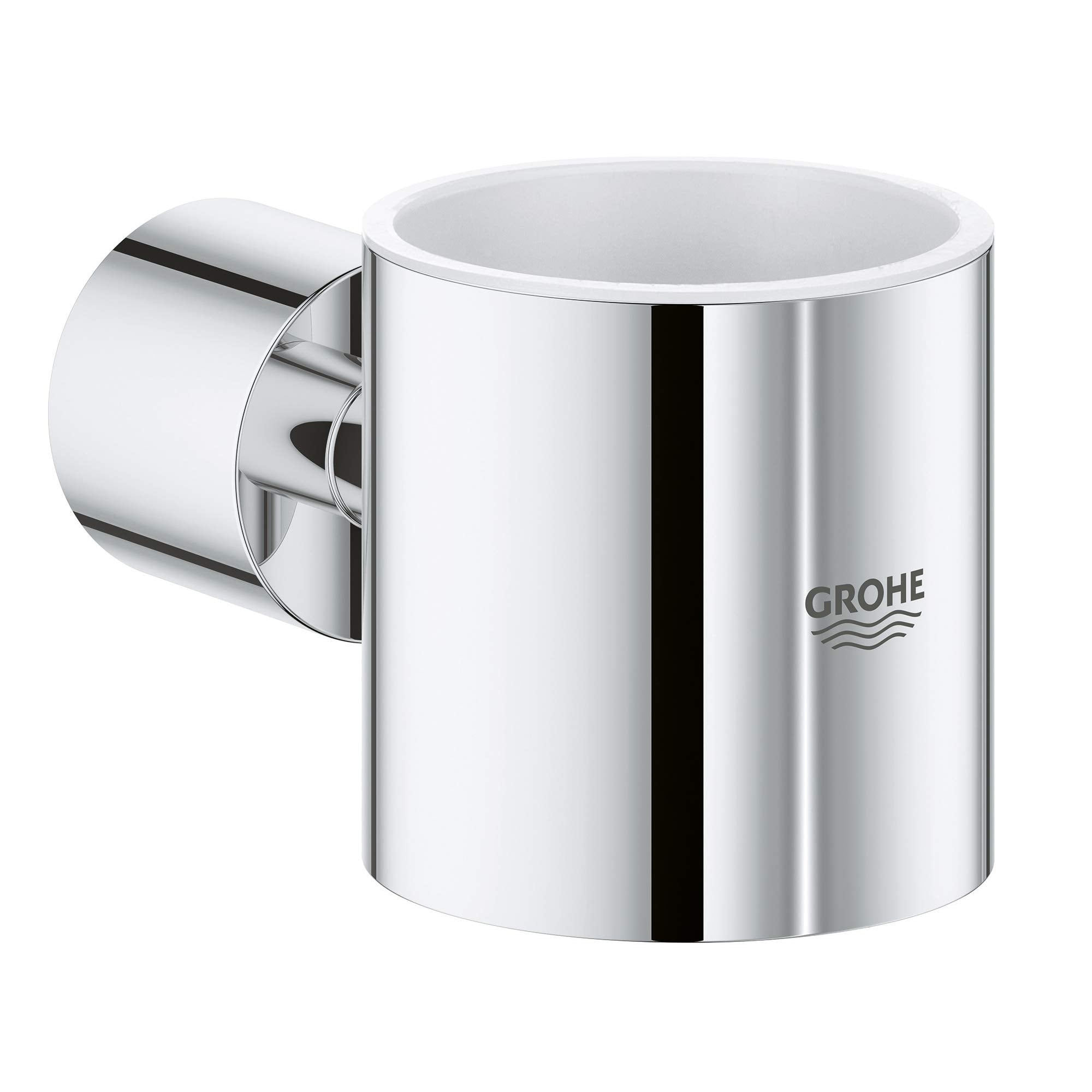 Grohe Atrio Soap Dispenser Holder, 11.5 X 9.5 X 7.0 Cm, Starlight Chrome