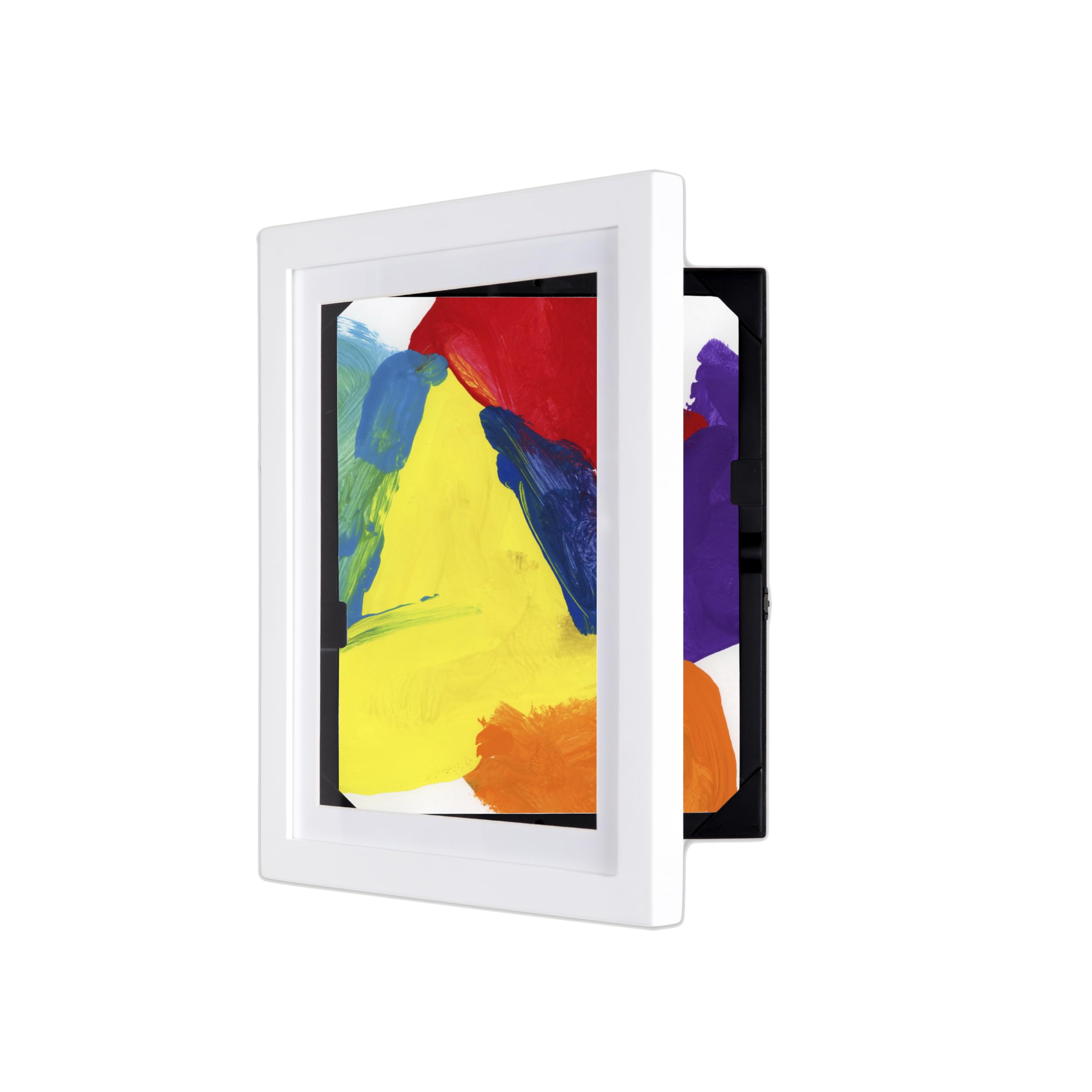 Dynamic Frames Lil Davinci Art Cabinet, Stores up to 50 Pieces of 8.5 x 11 inch Art, Outer Wooden Frame Dimensions 11.75 x 14.75