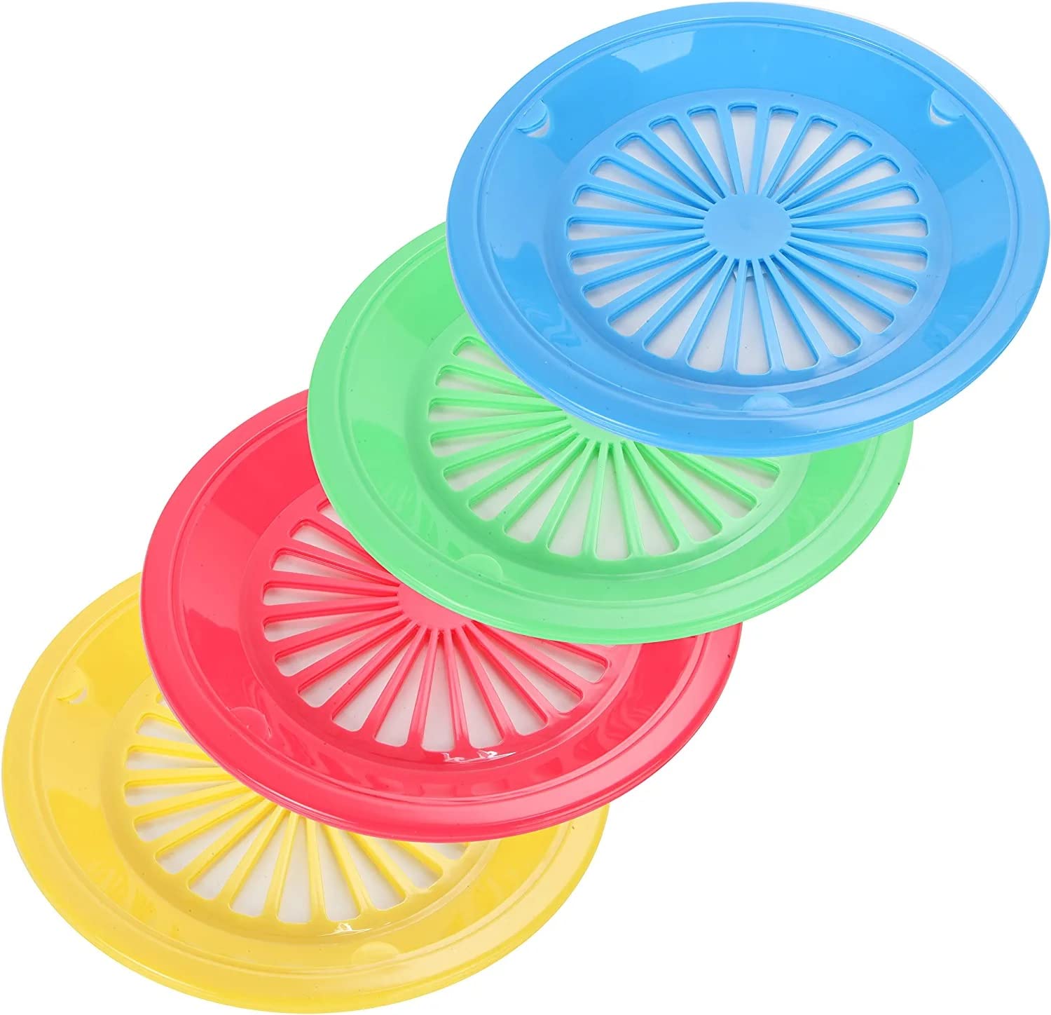 Mitees 10 Reusable Plastic Paper Plate Holders - Set of 12