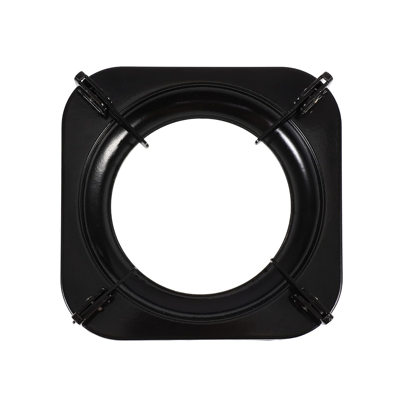 Solustre Square Cast Iron Wok Wok Pan Support Gas Cooker Pot Holder Hob Cooker Pan Holder Stand Non-Slip Cast Iron Wok Support S