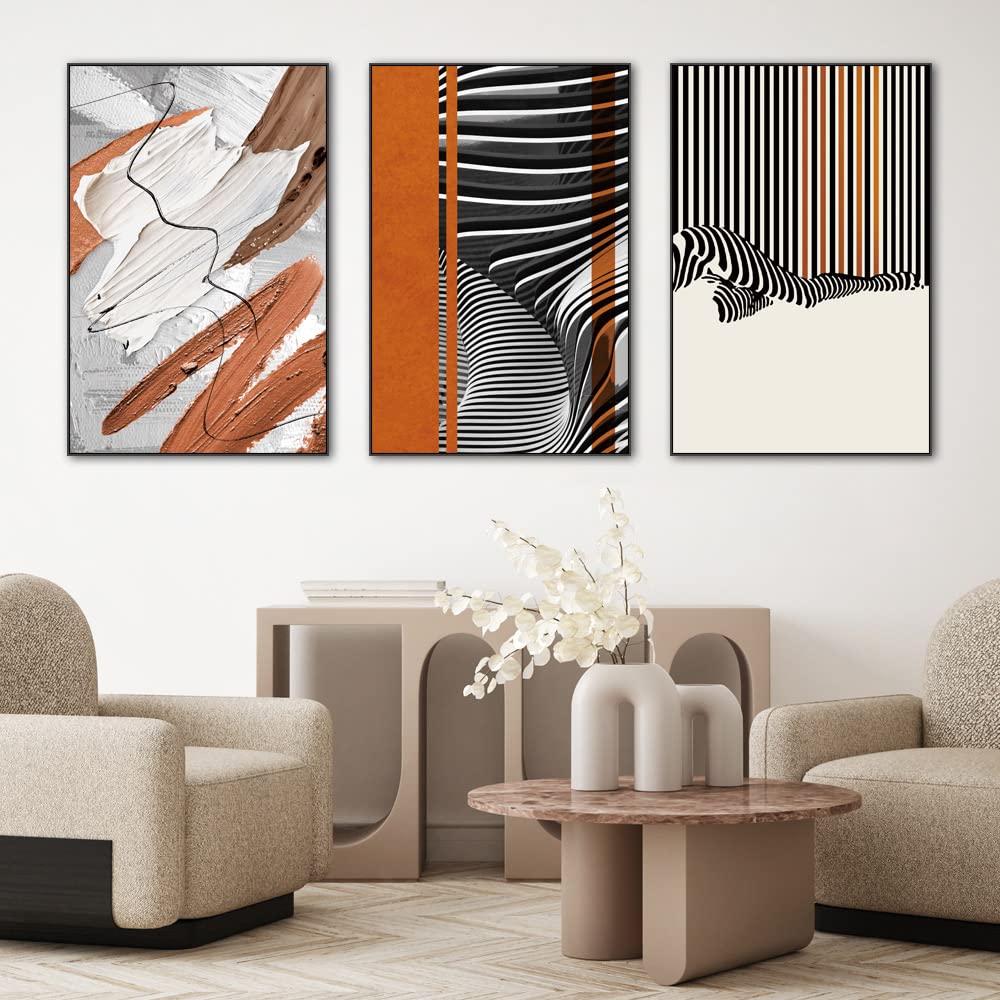 Canvas Wall Art Aesthetic Abstract Graffiti Large 32'' X 24'' Set Of 3 Minimalist Wall Decor Modern Nature Art Posters Prints Fr