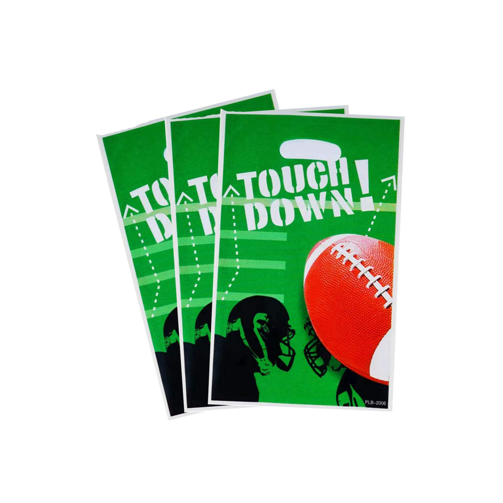 Allpick 30Pcs Football Party Favors Bags Rugby Treat Candy Bags For Kids Birthday Football Theme Party
