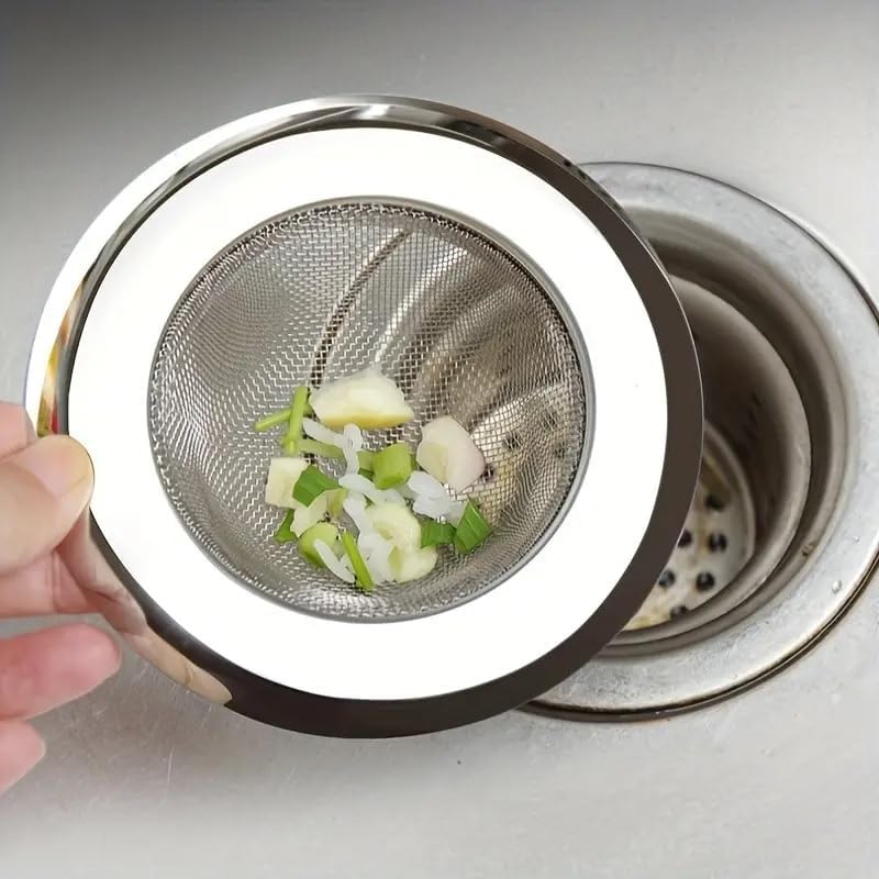 Konquer Times Stainless Steel Kitchen Strainer, Sink Jali, Sink Drain Filter Jali, Waste Coupling (11 Cm) (2)