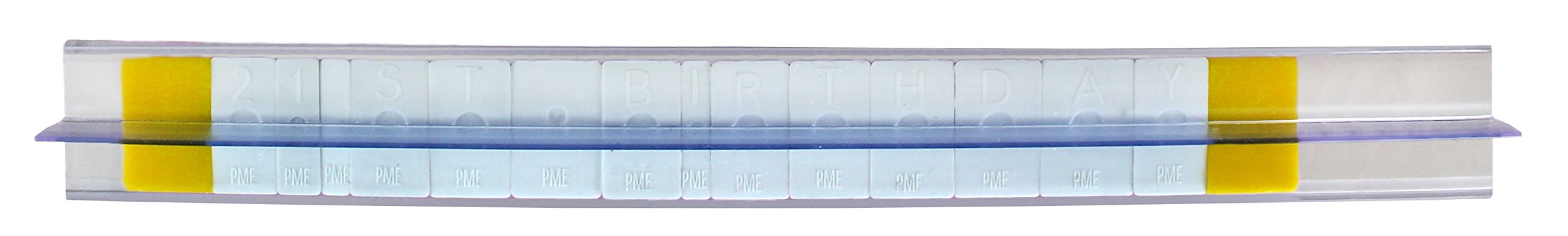Pme Message Press Set For Cake Decorating, Standard, White