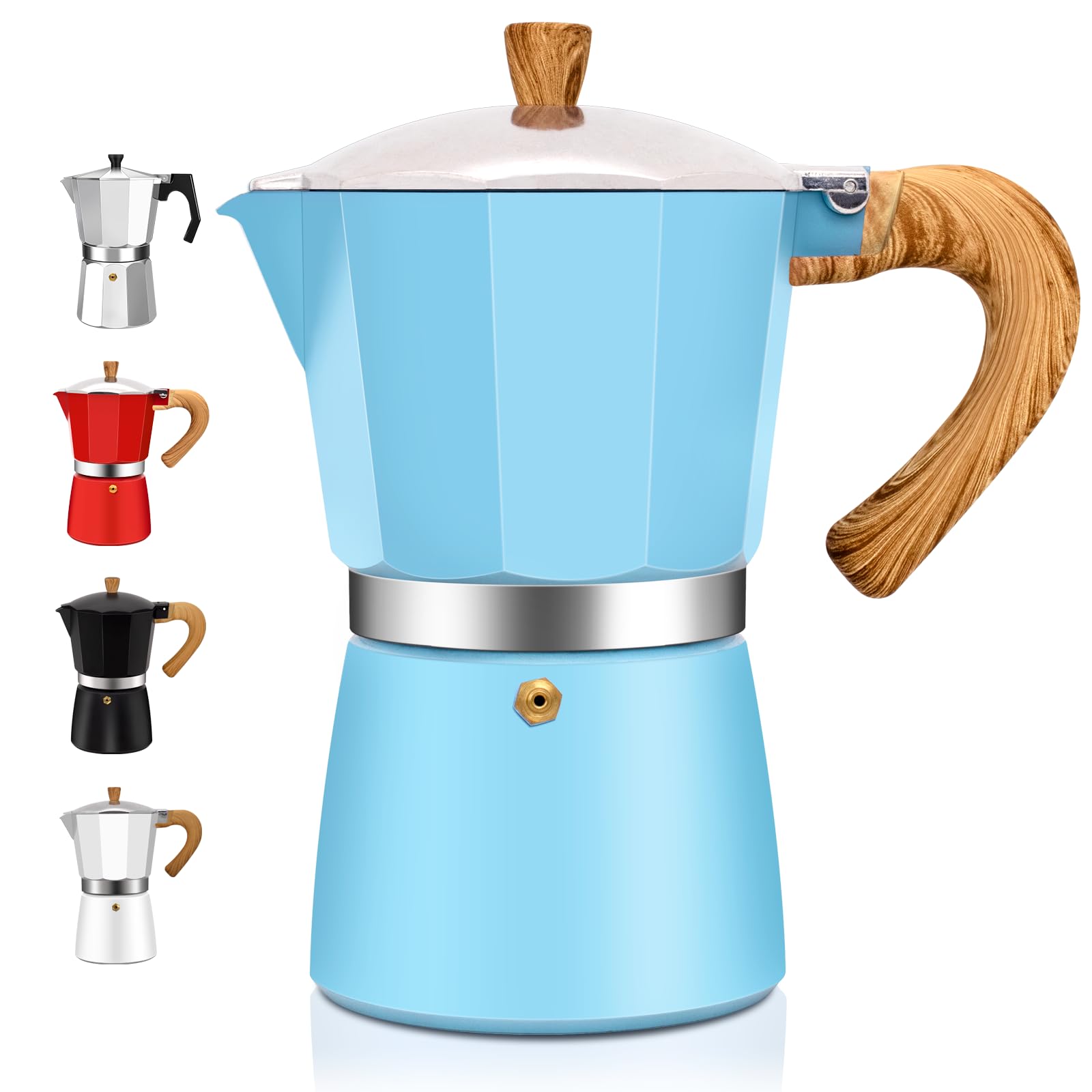 DITOSH 12 Cup Aluminum Espresso Stovetop Moka Pot Express Coffee Maker Percolator Italian Classic Mocha Coffee Machine for Itali