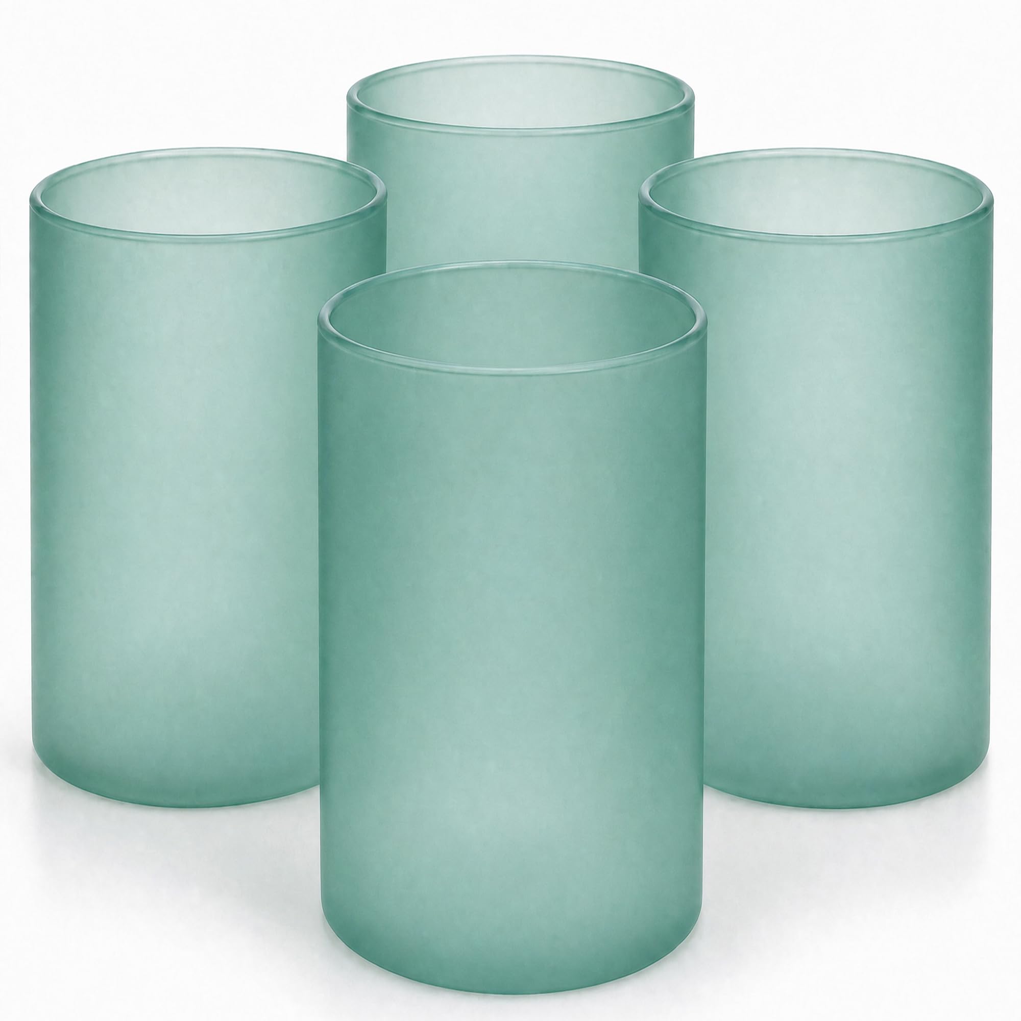 Bentley Drinkware Set of 4 20oz Durable SAN Plastic Tumblers, Mint
