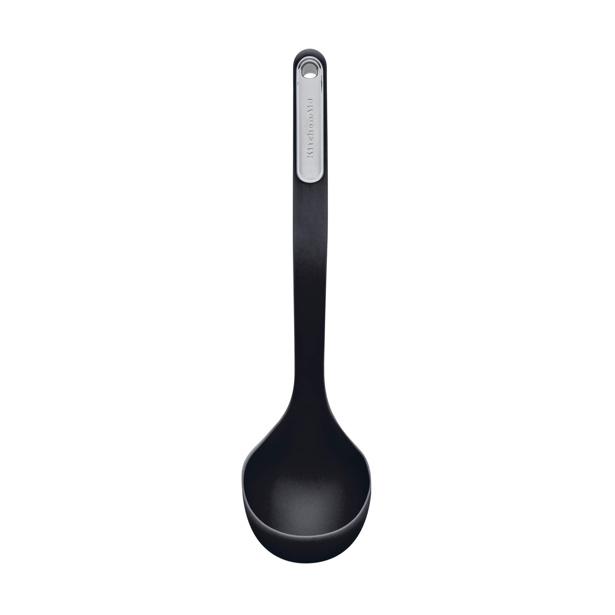 KitchenAid Silicone Ladle, Black