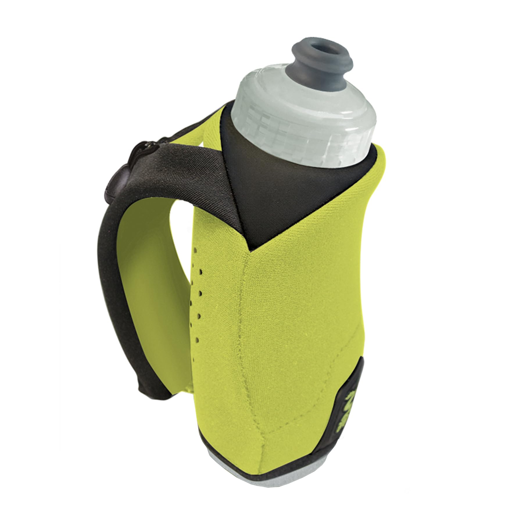 Amphipod Hydraform Ergo-Lite Handheld Water Bottle, BPA-Free Minimalist Insulated Hydration for Ultra-Running & Walking - Hi-Viz