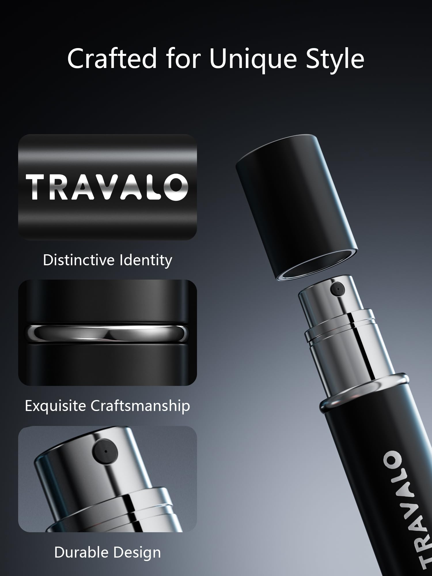 Refillable Perfume Atomizer, Bottom Filling Fragrances Perfume Bottle, Mini Cologne Dispenser, Travel Sized, Portable Sprayer Fo