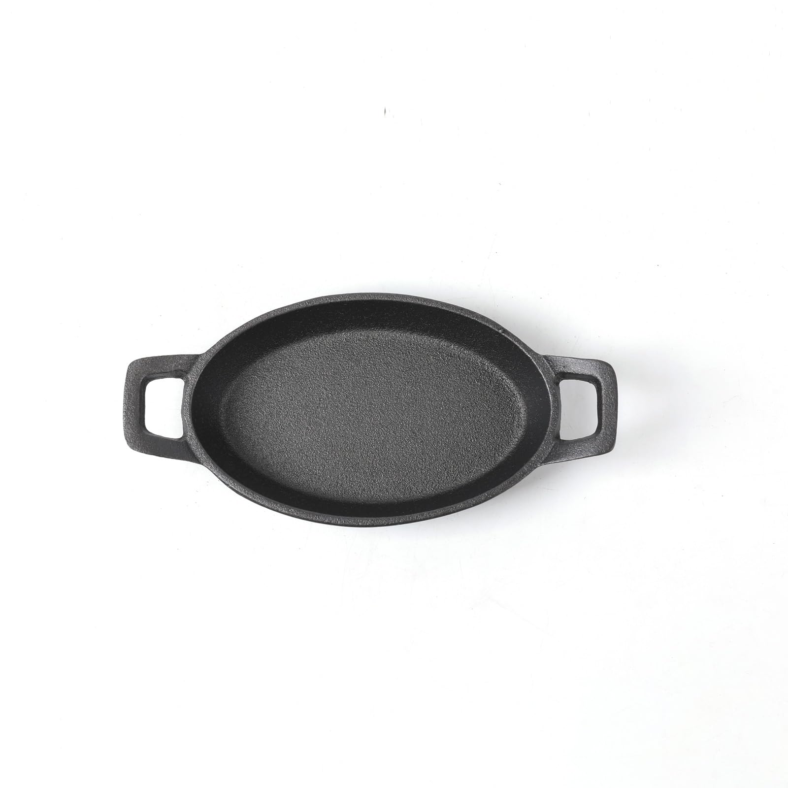 Hawok Cast Iron Mini Oval Serving Dish 6.1 Inchx 3.85 Inch 8Oz