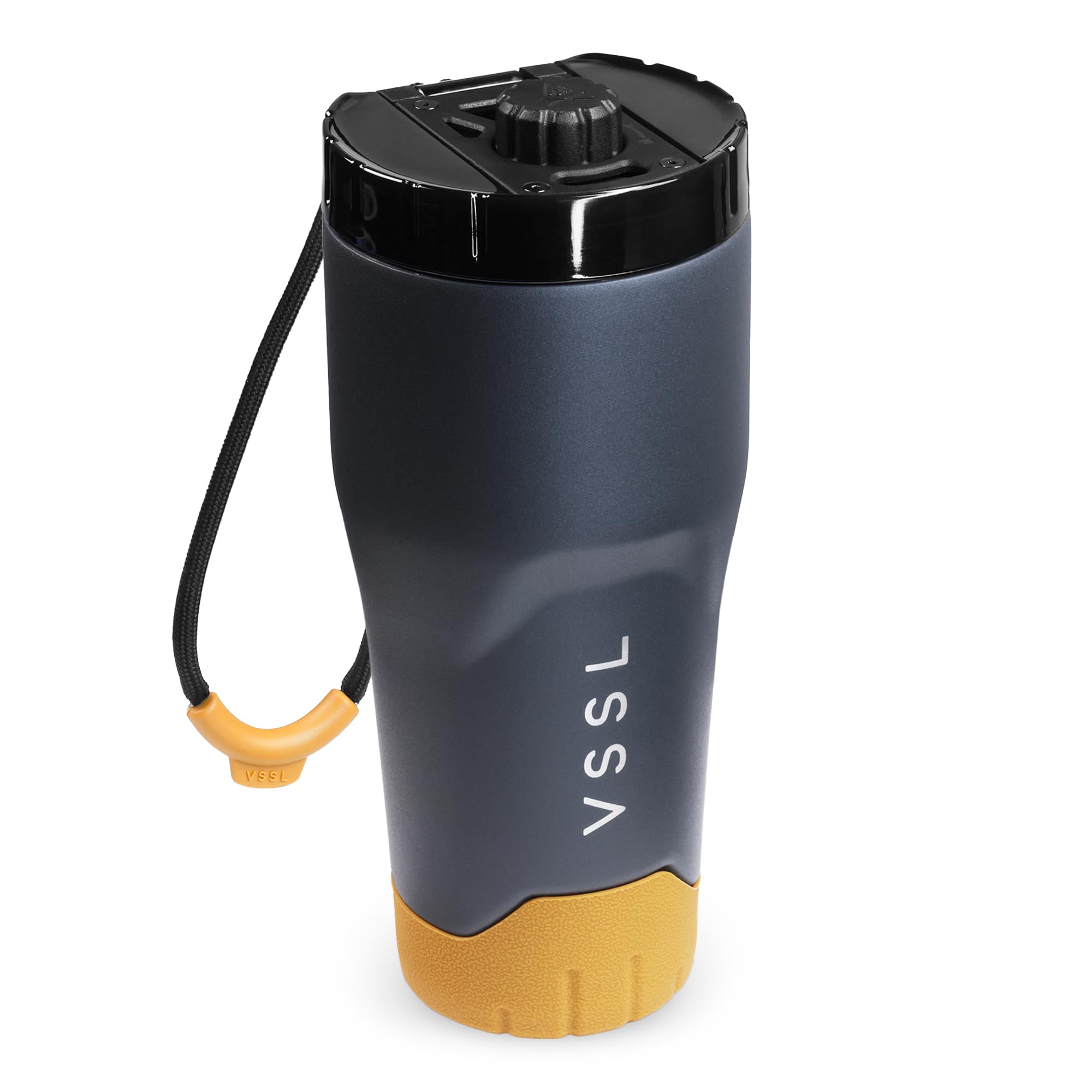 VSSL Rift Coffee Tumbler | Stainless Steel Tumbler | DoubleWalled Insulated Mug with Lid | Hot & Iced Coffee Cup | Leakproof Tr
