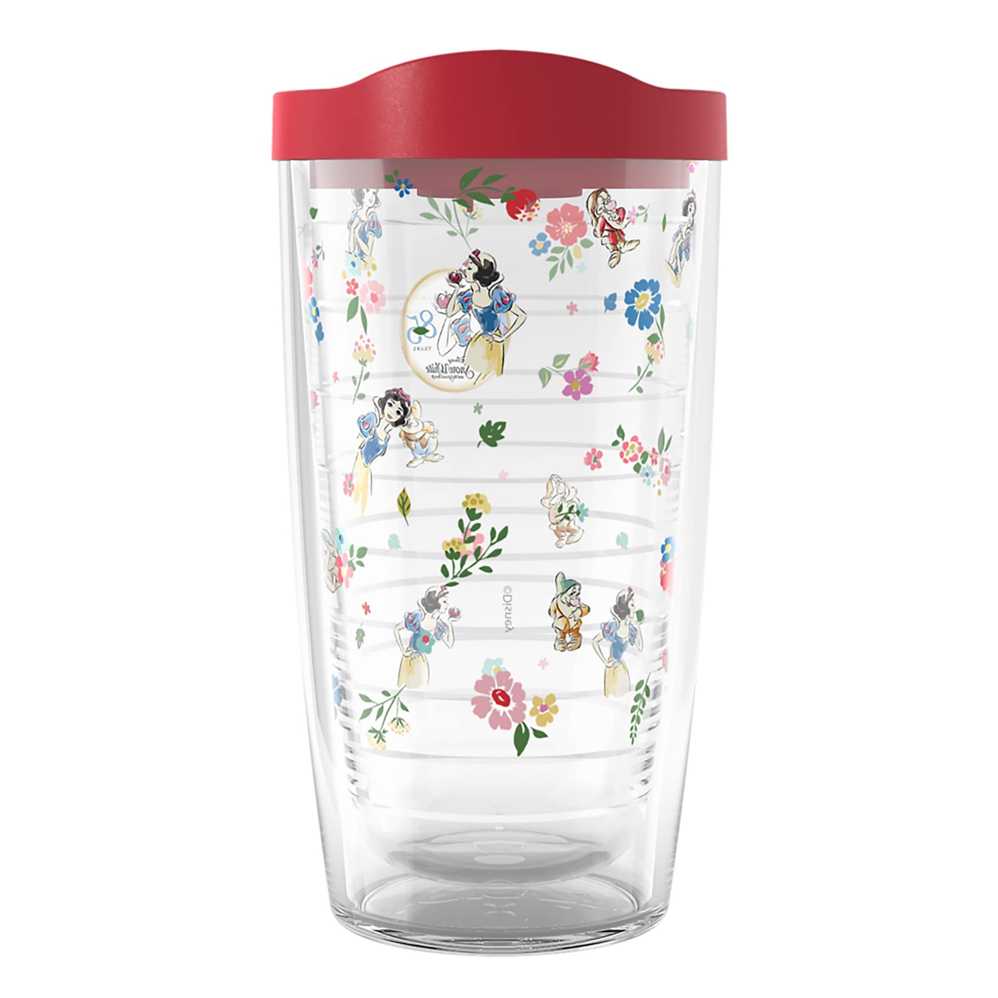Tervis Disney Princess Snow White 85th Anniversary Made in USA Double Walled Insulated Tumbler Travel Cup Keeps Drinks Cold & Ho