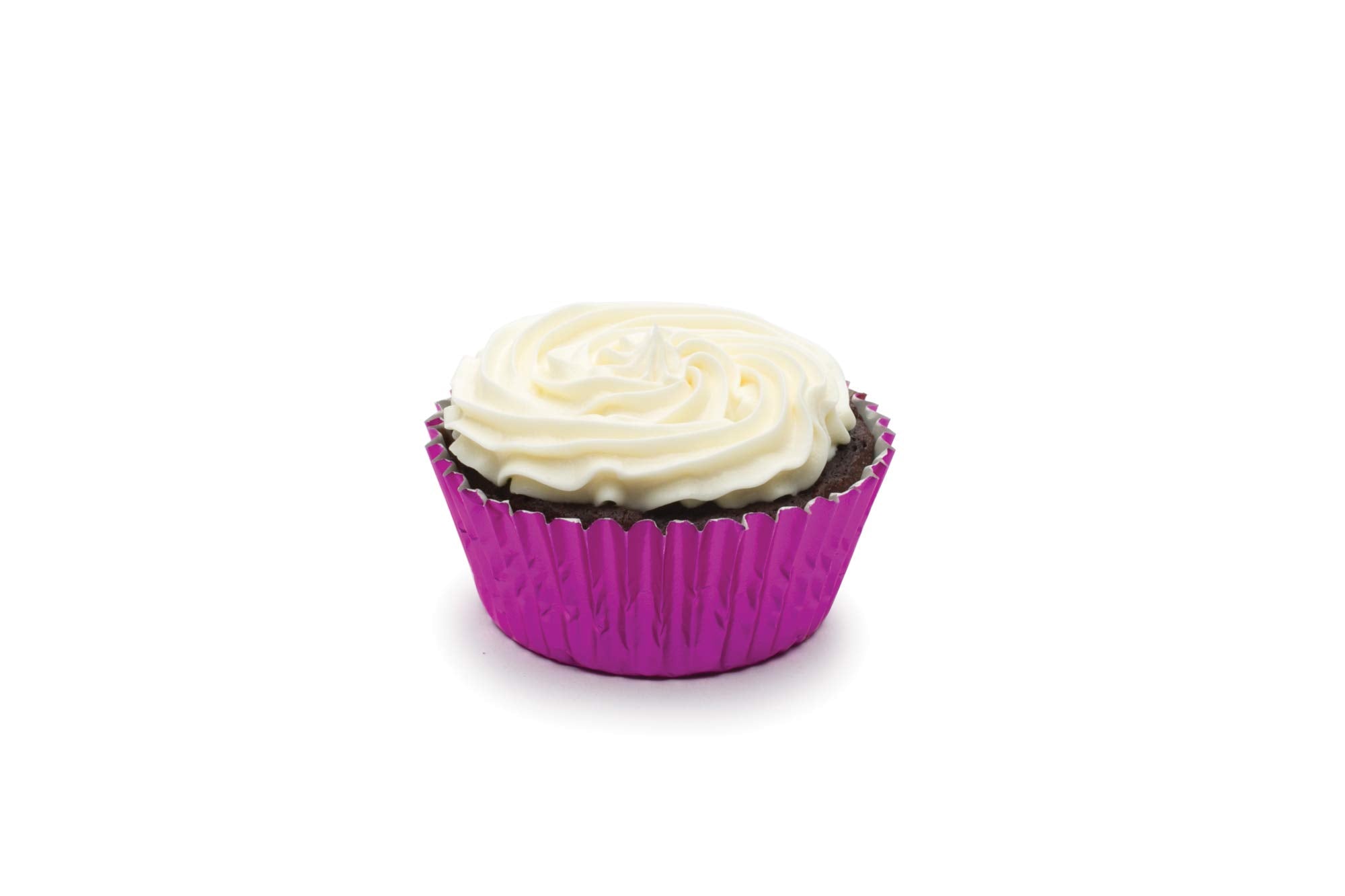 Fox Run Hot Pink Foil Muffin And Cupcake Liners, Set Of 32 Standard Size Wrappers