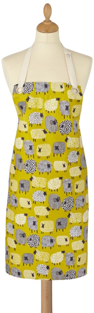 Ulster Weavers Dotty Sheep Oil Cloth Apron, Multi-Colour
