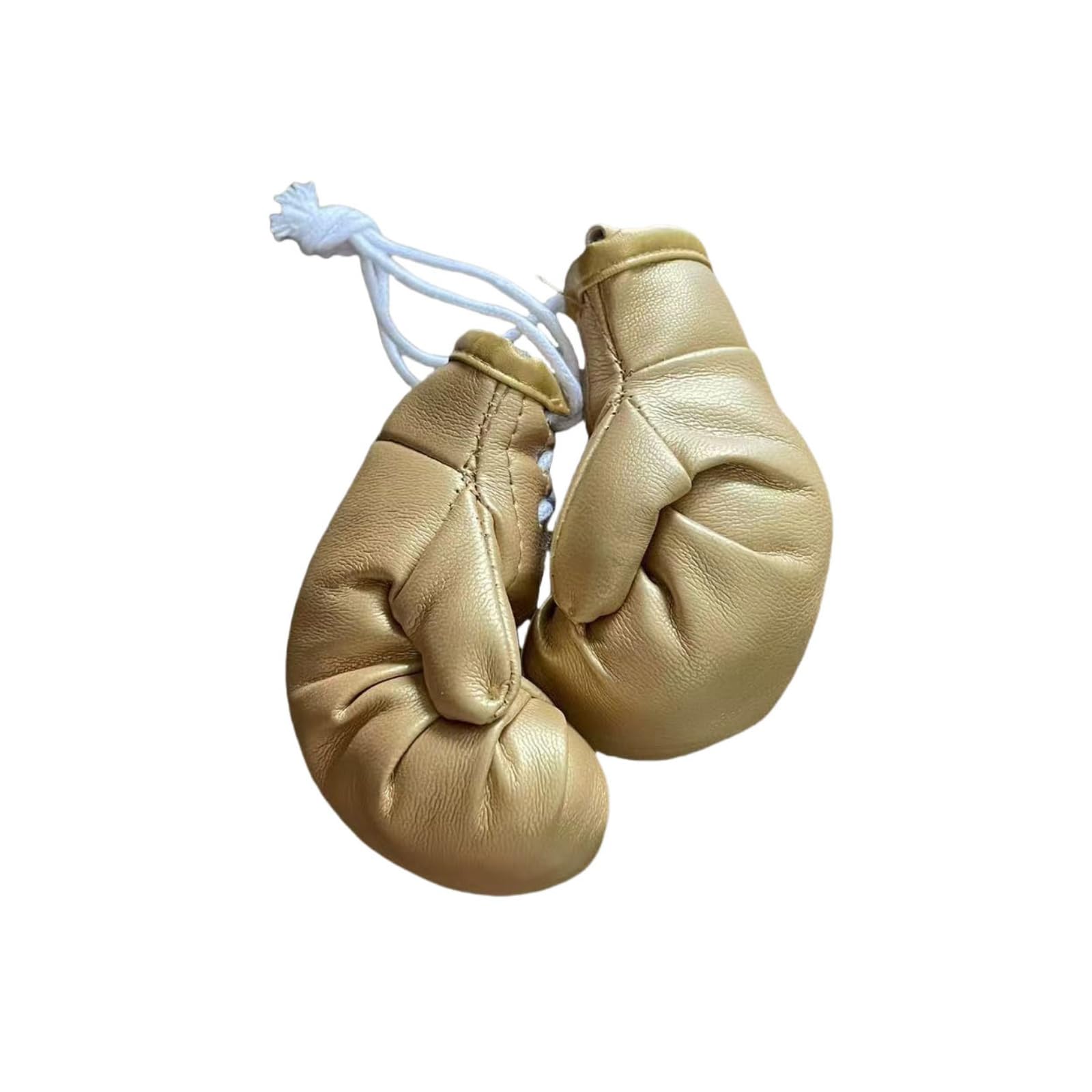 Mini Boxing Gloves - Miniature Punching Gloves for Hanging Bag,Home, Car, Christmas Party Decor (Gold)