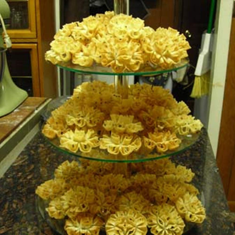 Thai Dok Jok Sesame Cookies Brass Mold Maker Crispy Biscuit Blossom Lotus Flowers Thai Sunflower Cookie 3.15'' (Medium)