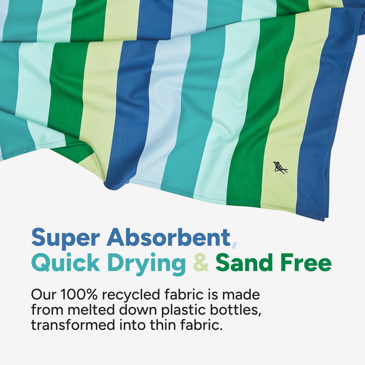 Dock & Bay Kid'S Towel - For Beach Use - Quick Dry, Sand Free - Compact, Lightweight - 100% Recycled - Includes Bag - Summer - C