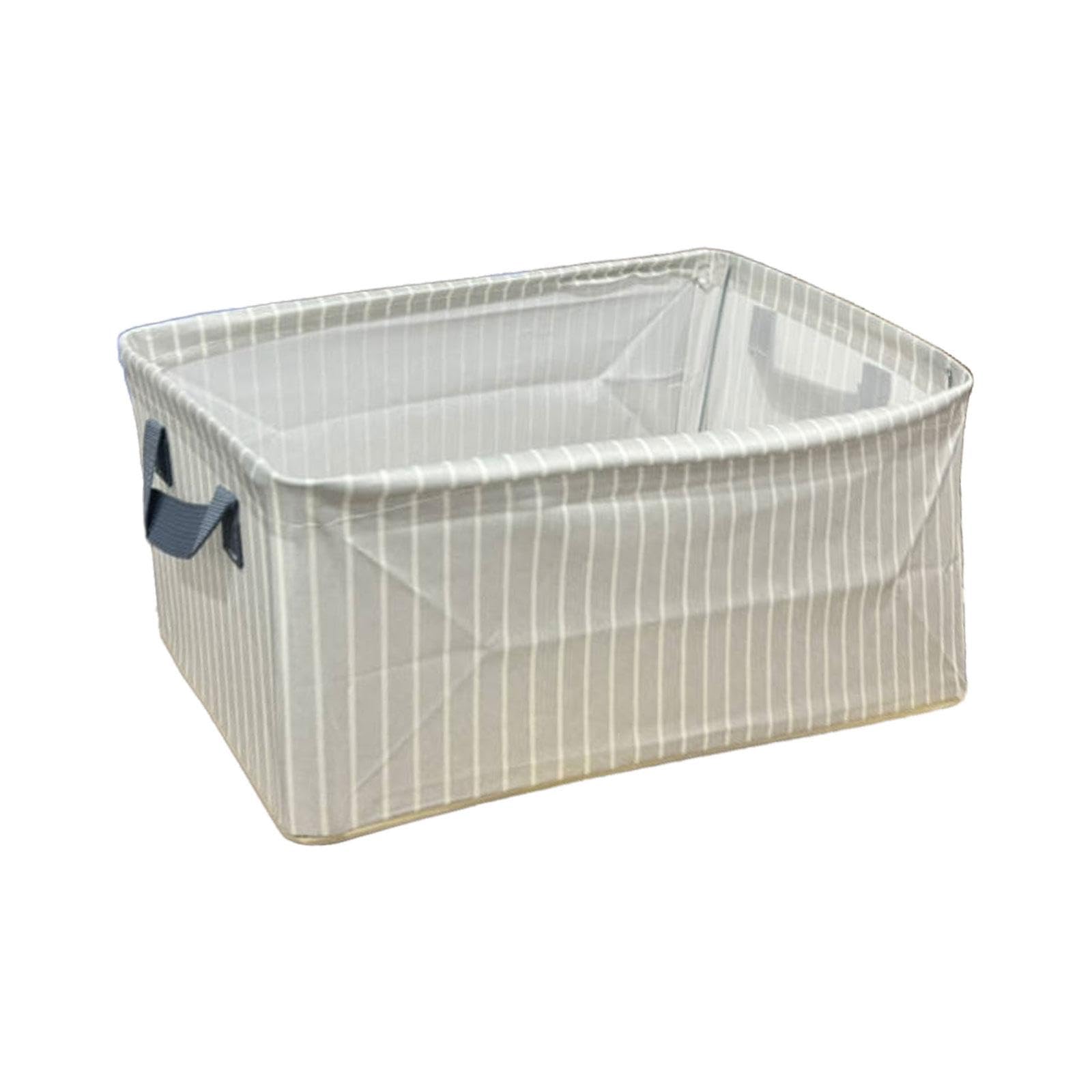 Trendynest Clothes Storage Bin Shelf Organizer Closet Organizer For Home Office Clothes Beige