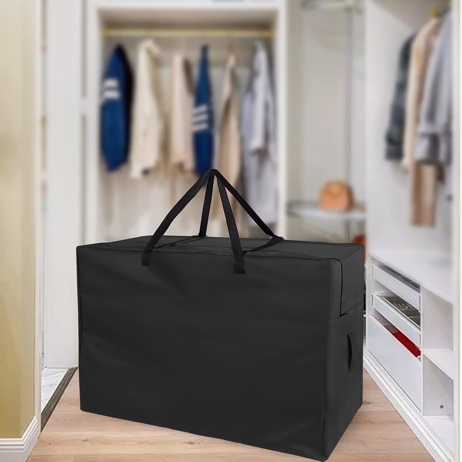 Folding Mattress Storage Bag, 40 Inch Heavy Duty Carrying Bag For 4-6 Inch Twin & Twin Xl Tri-Fold Mattress Sturdy Waterproof Cu