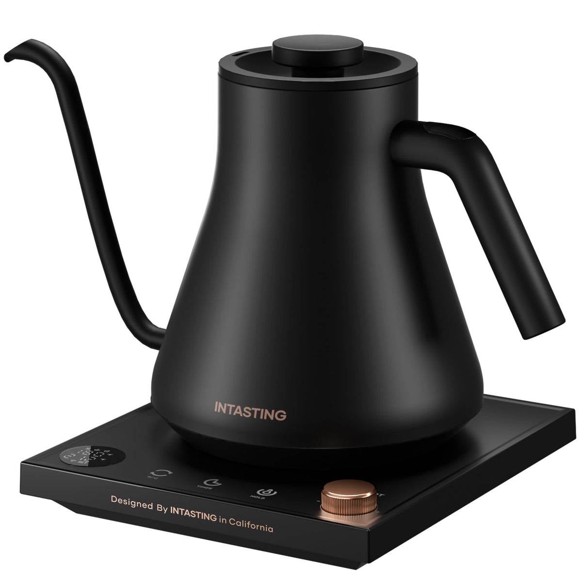 Intasting Electric Kettle, Gooseneck Electric Kettle, 1? Temperature Control, Stainless Steel Inner, Quick Heating, For Pour Ove