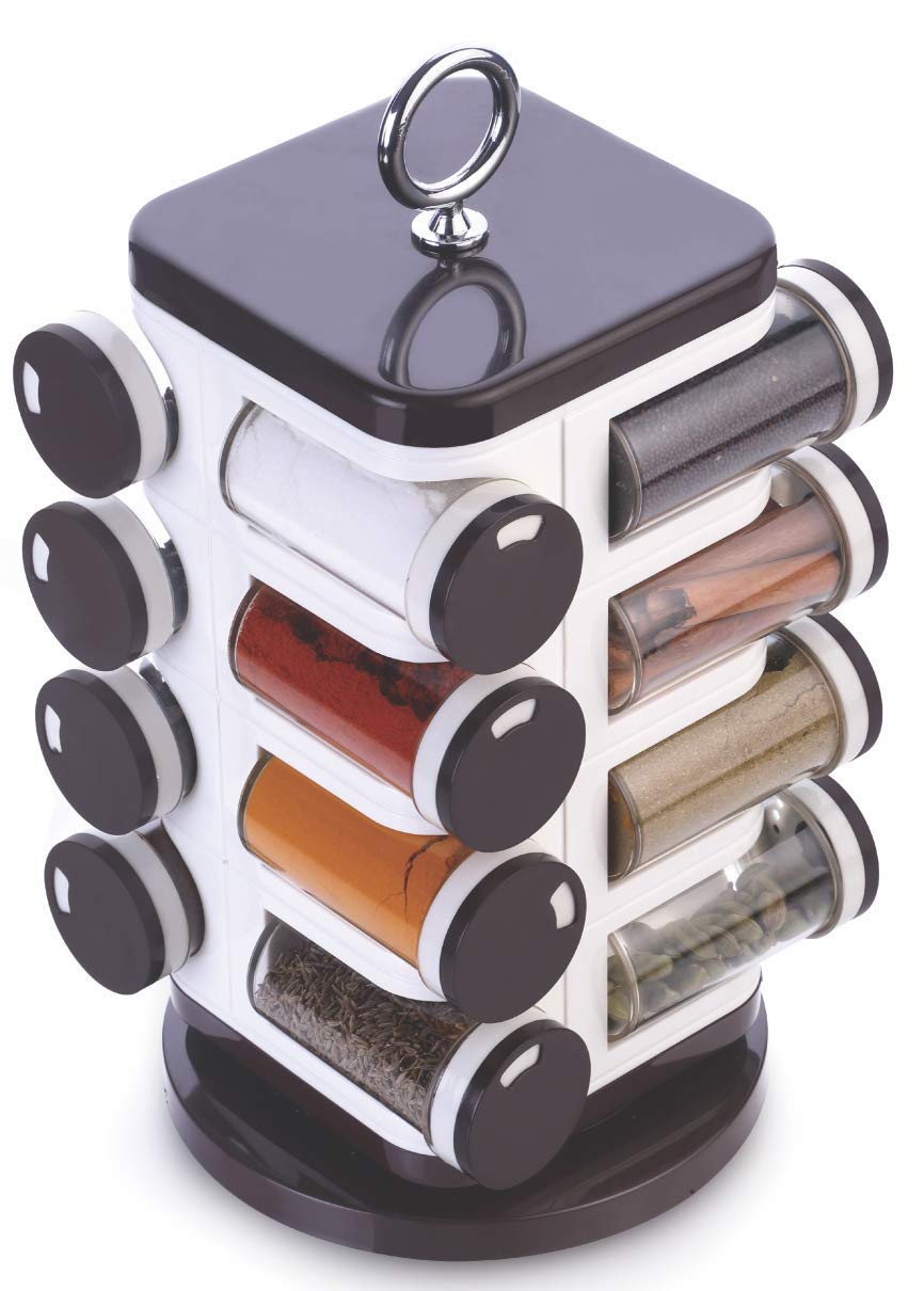 Mabron Spice Rack, 16Pcs Container Set For Kitchen | Dining Table