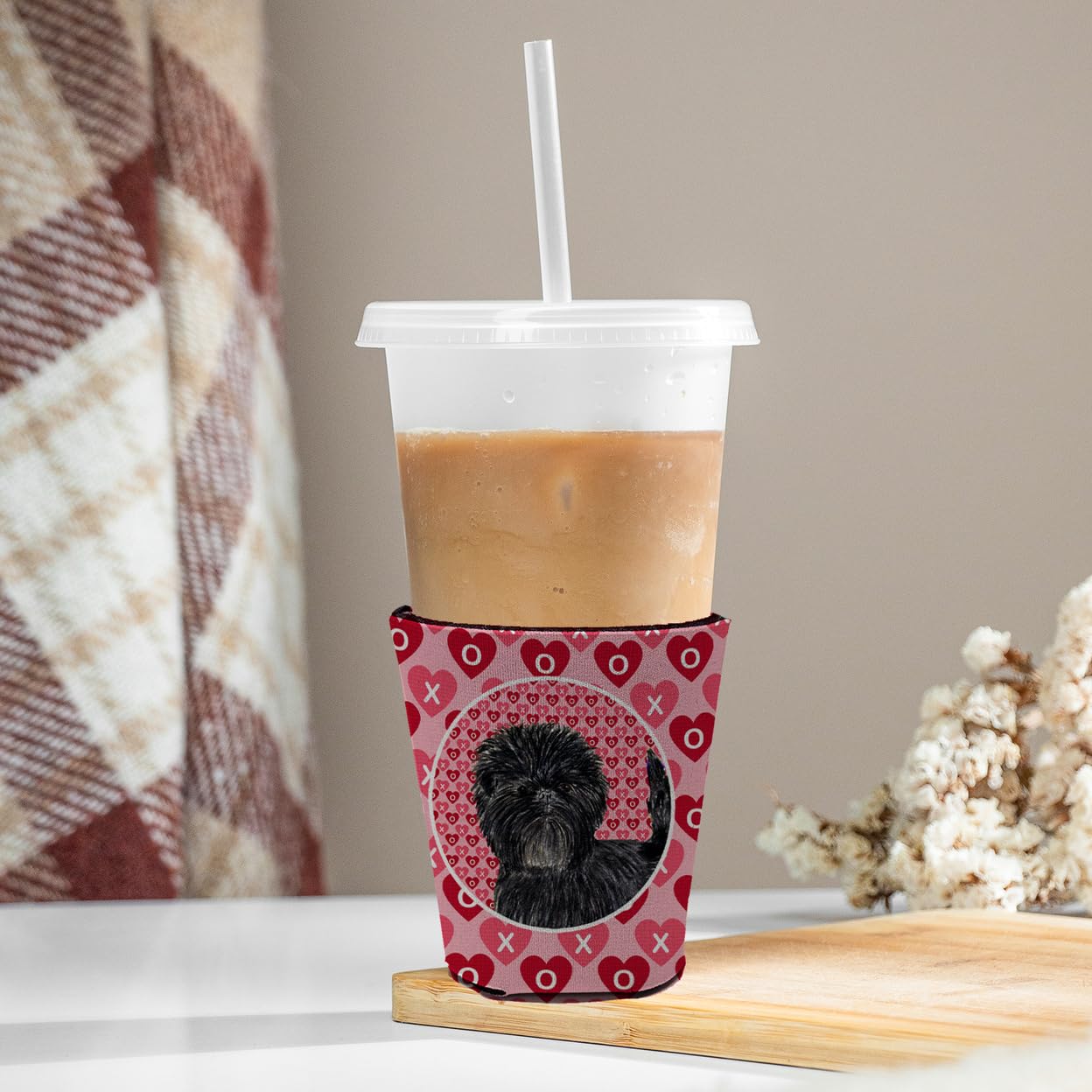 Affenpinscher  Red Solo Cup Beverage Insulator Hugger